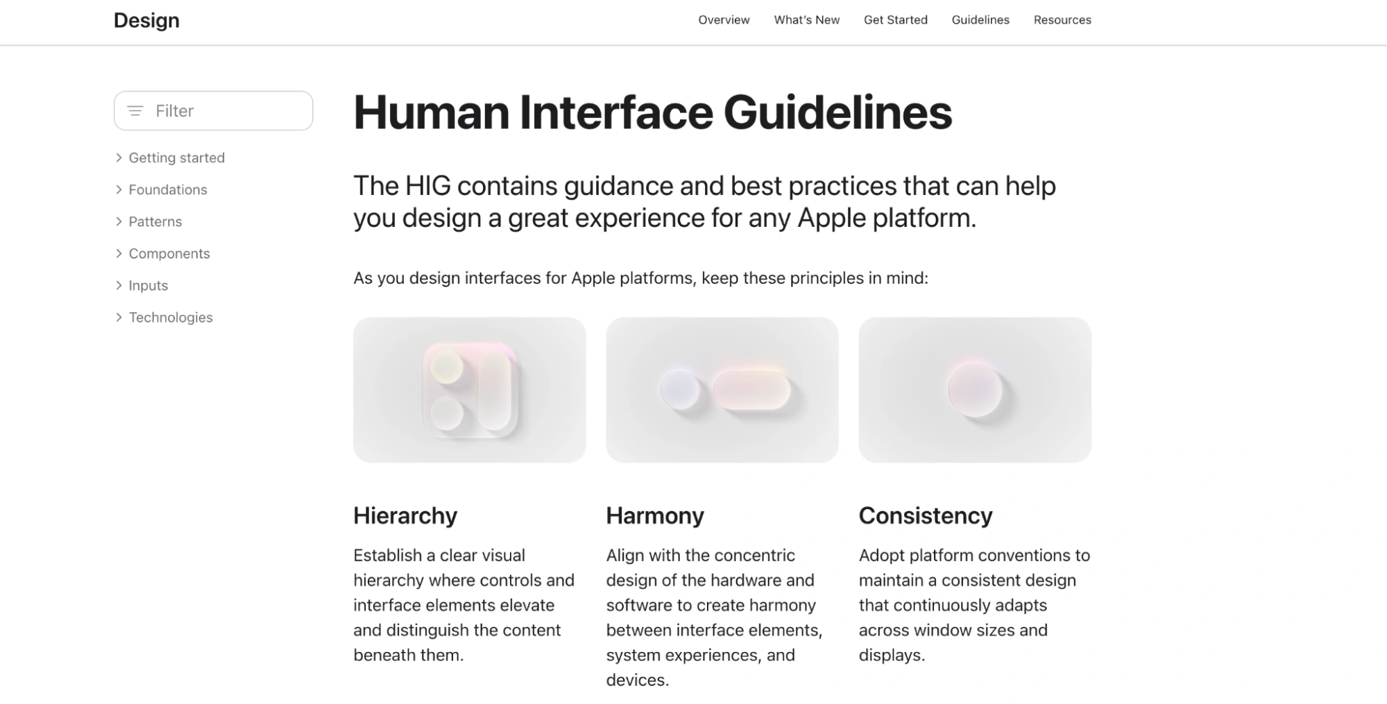 Apple Human Interface Guidelines