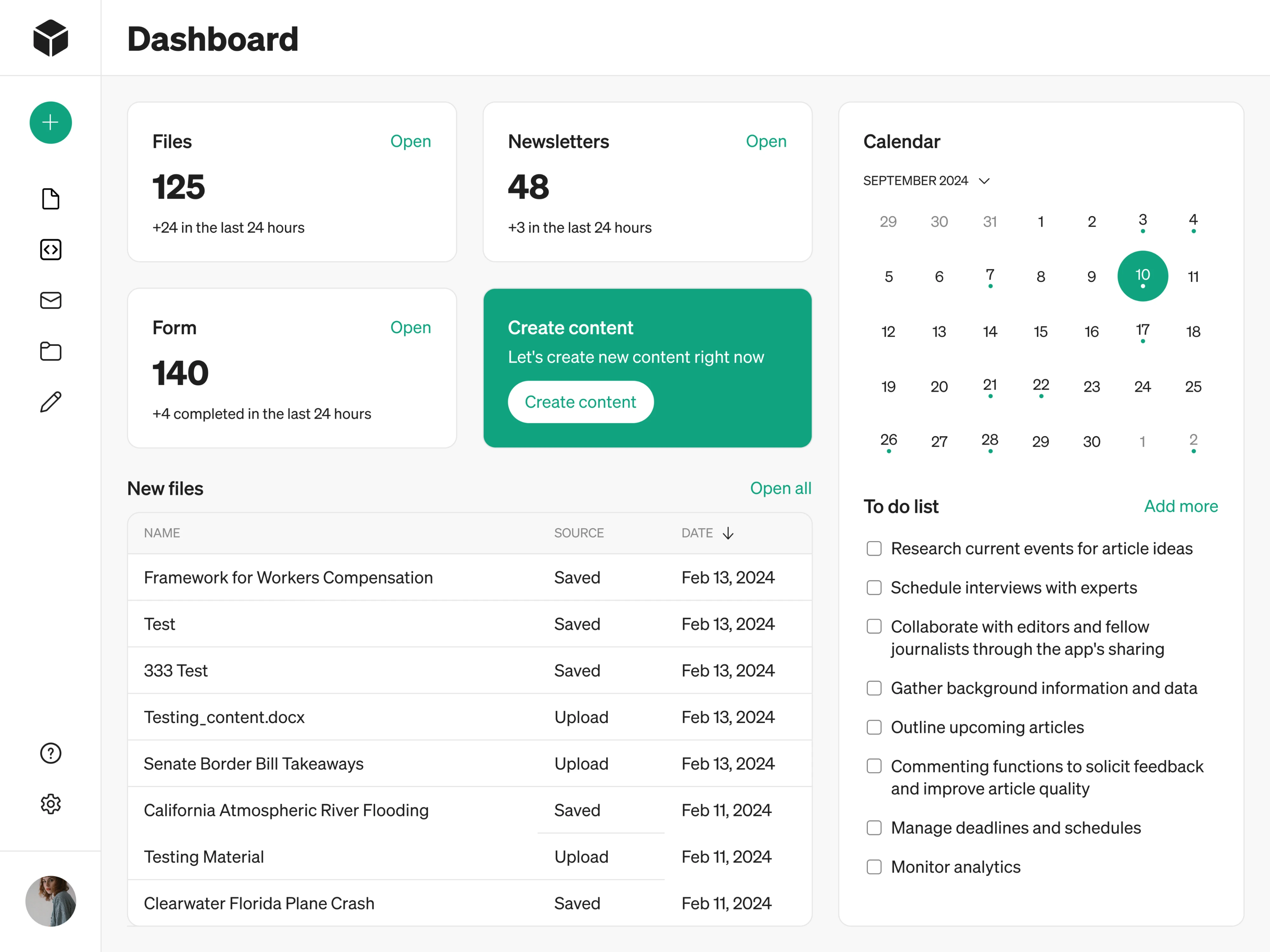 saas dahboard design