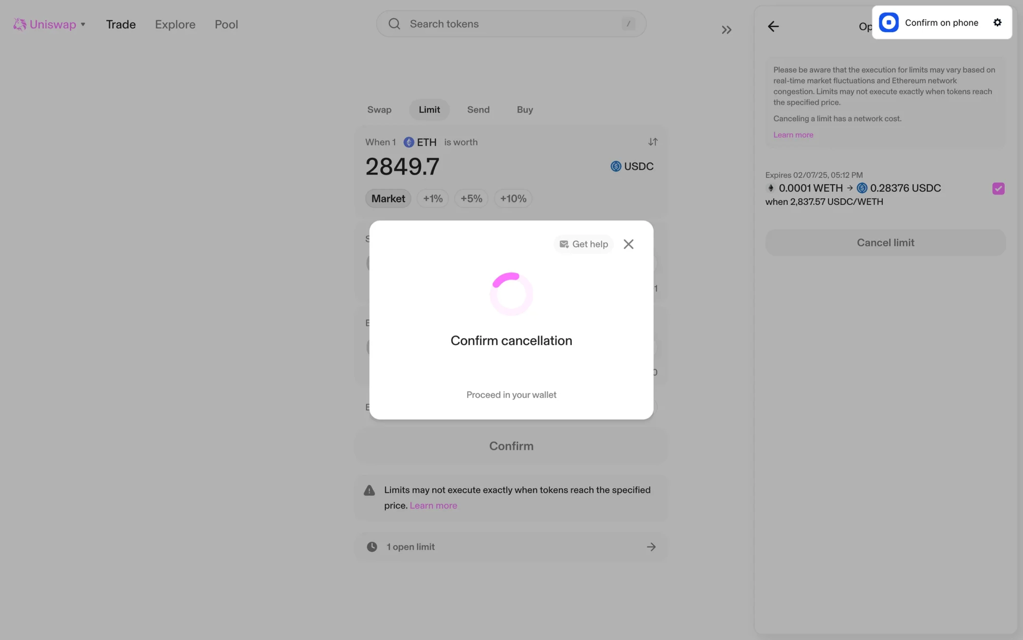 good spinner ui color balance example