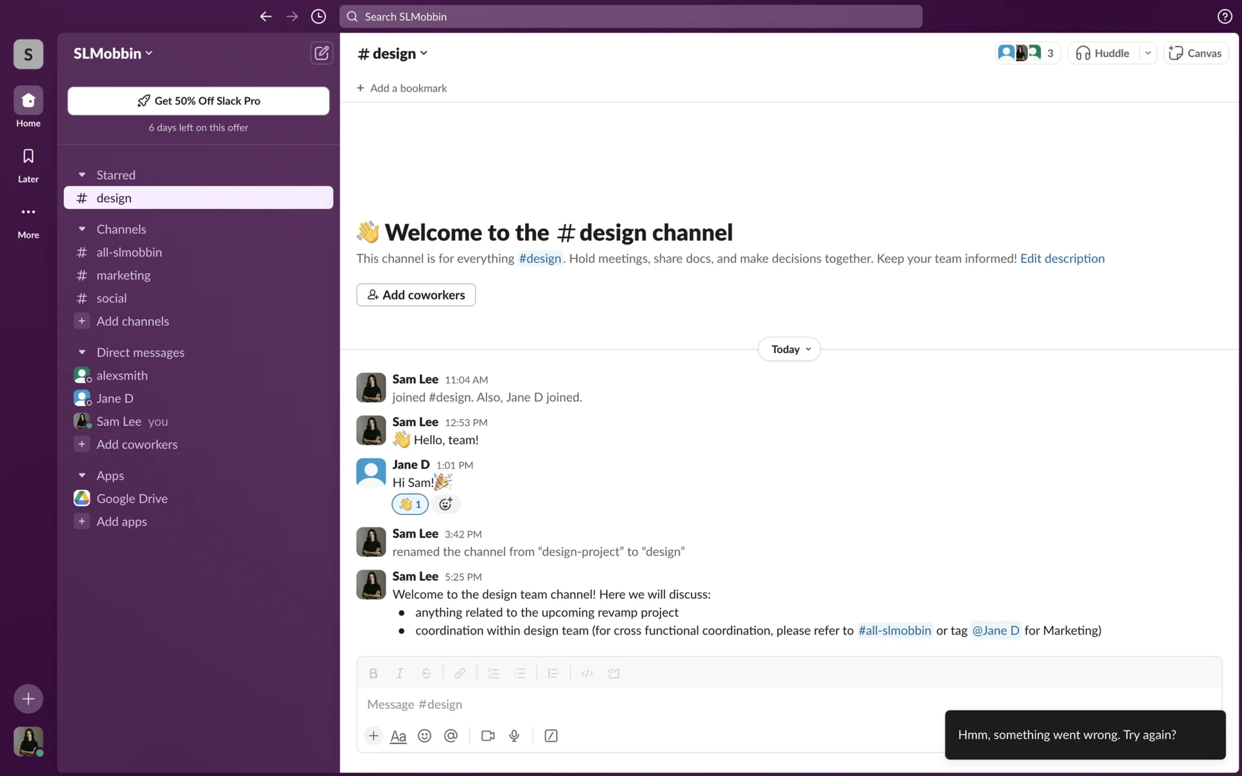 sensible alert ui example