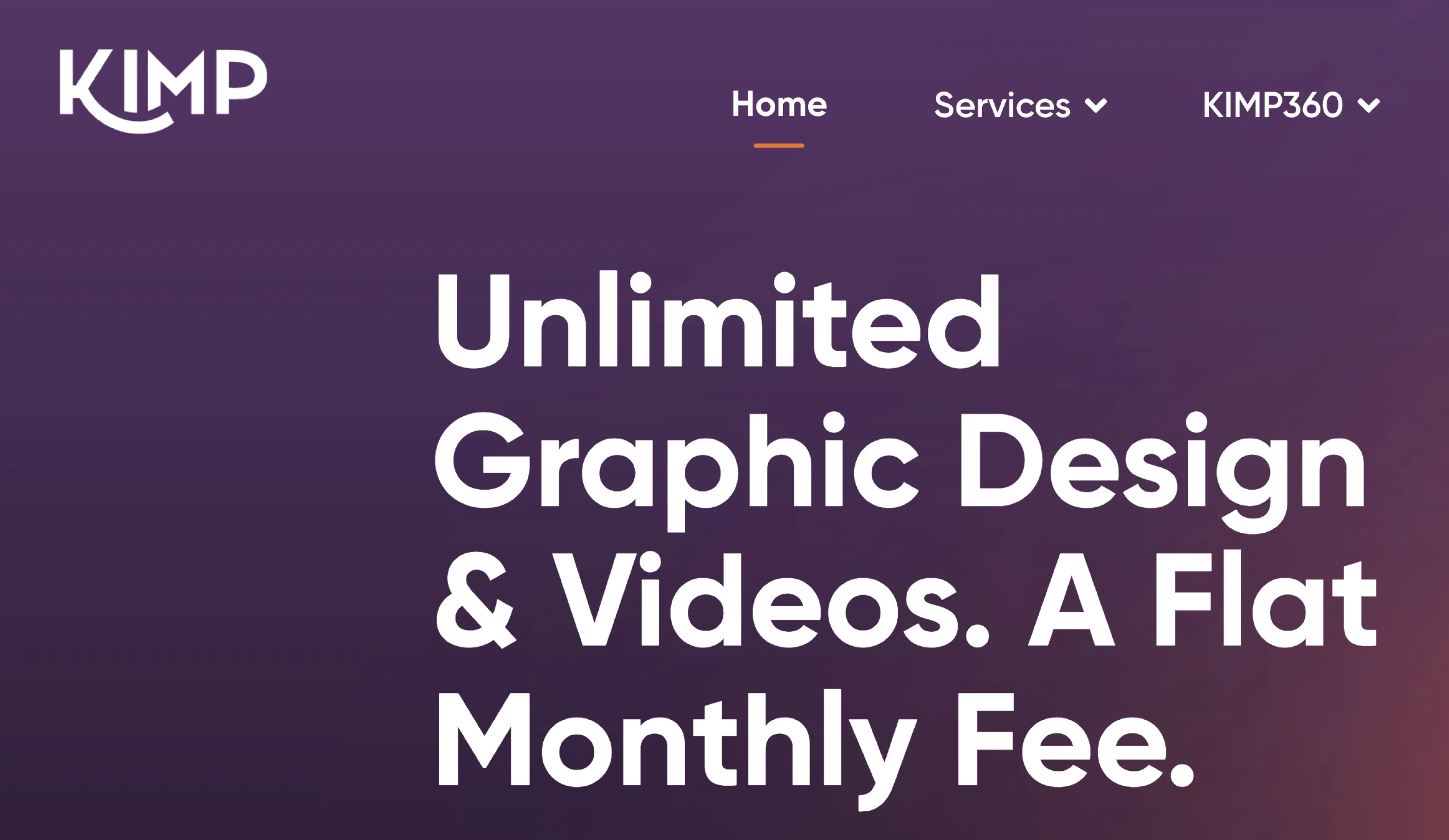 Kimp SaaS Design Subscription Agency