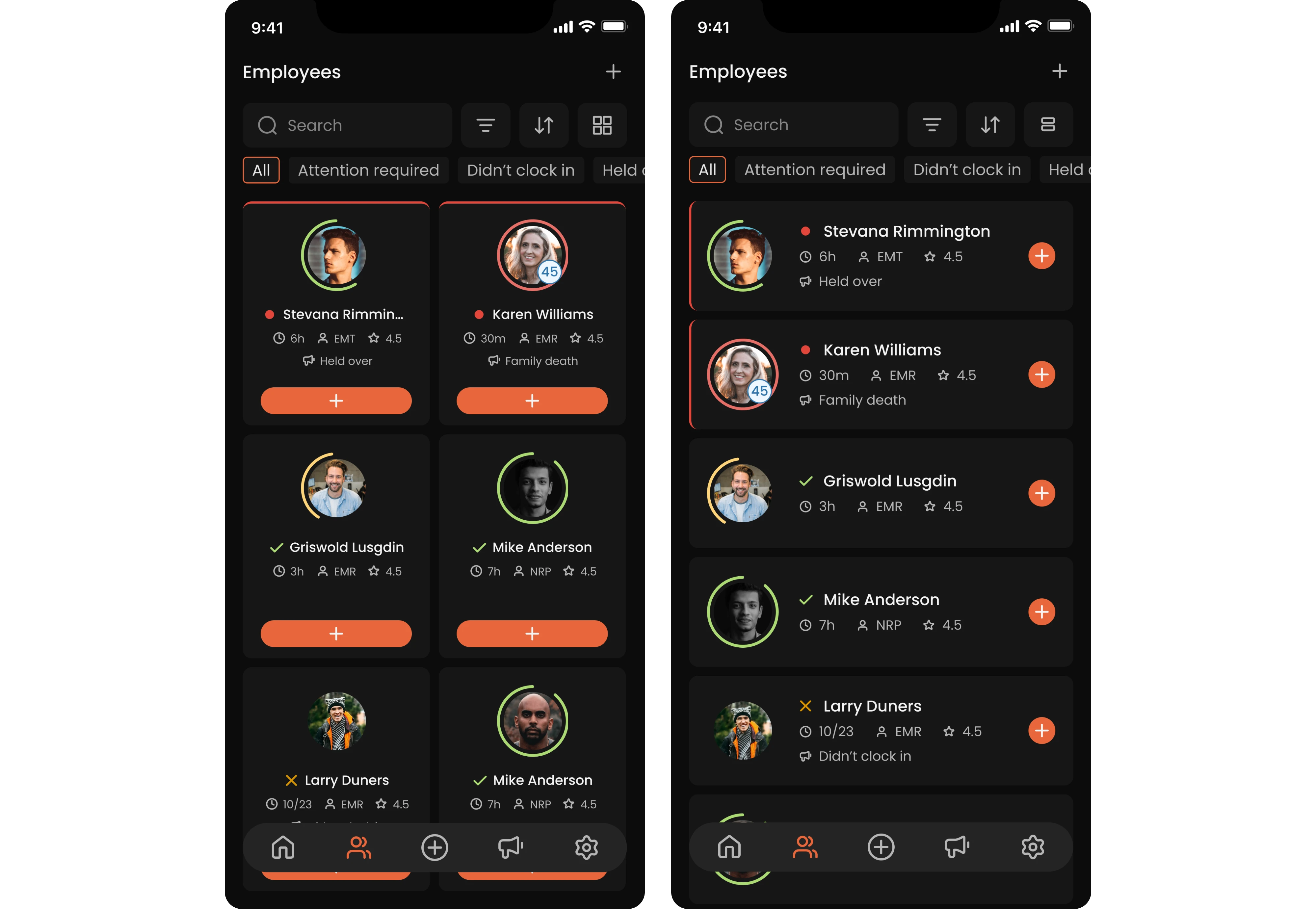 ico buttons on mobile