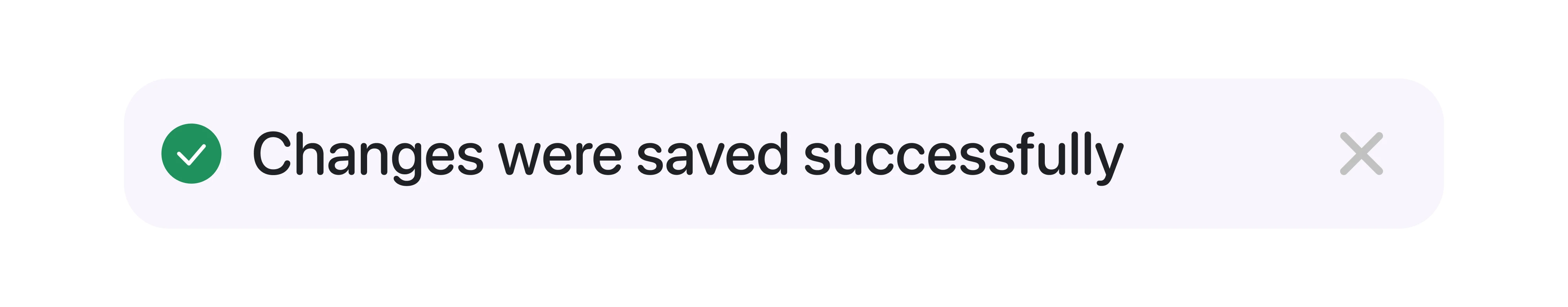 System feedback notifications