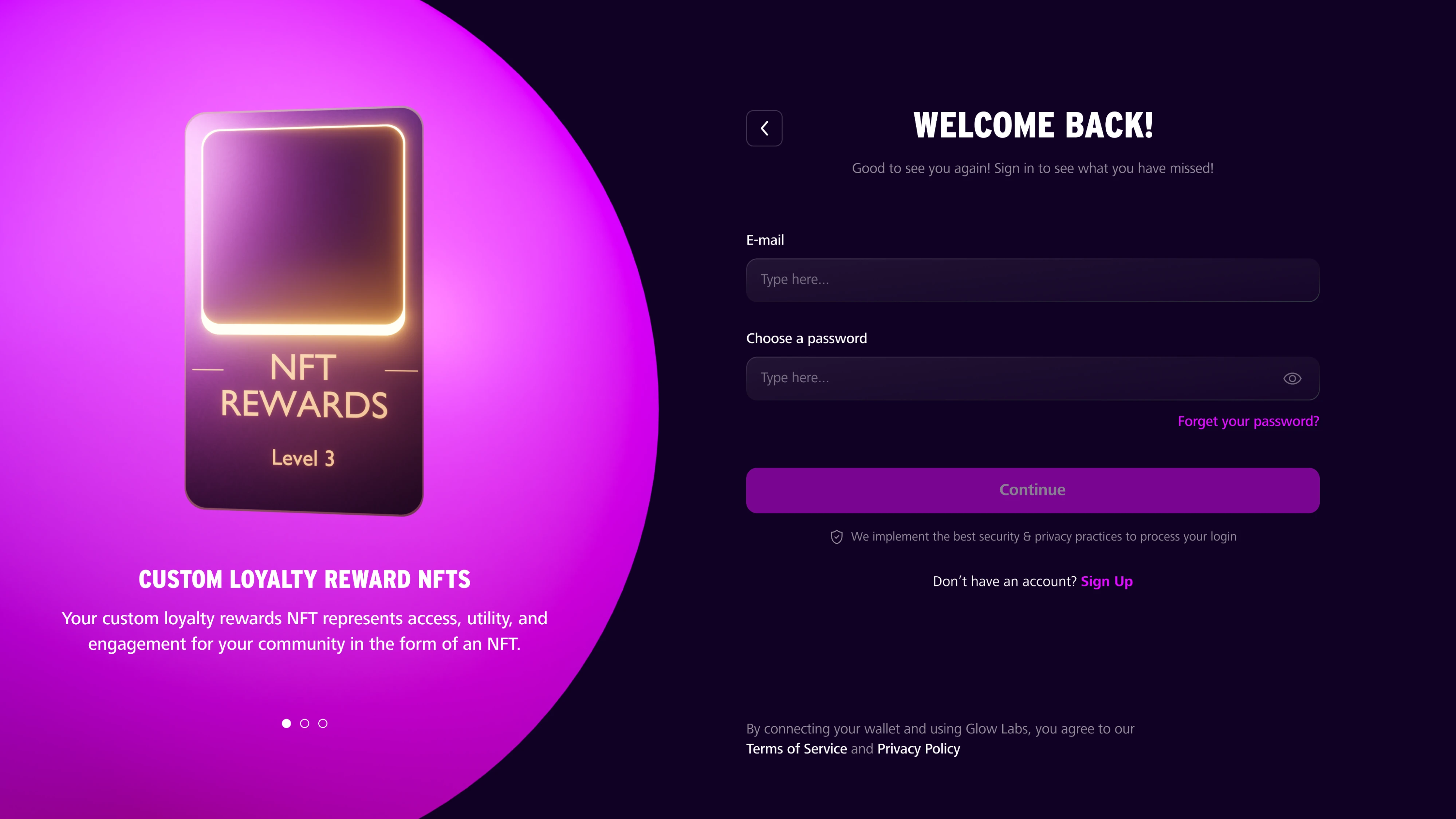 dark mode page