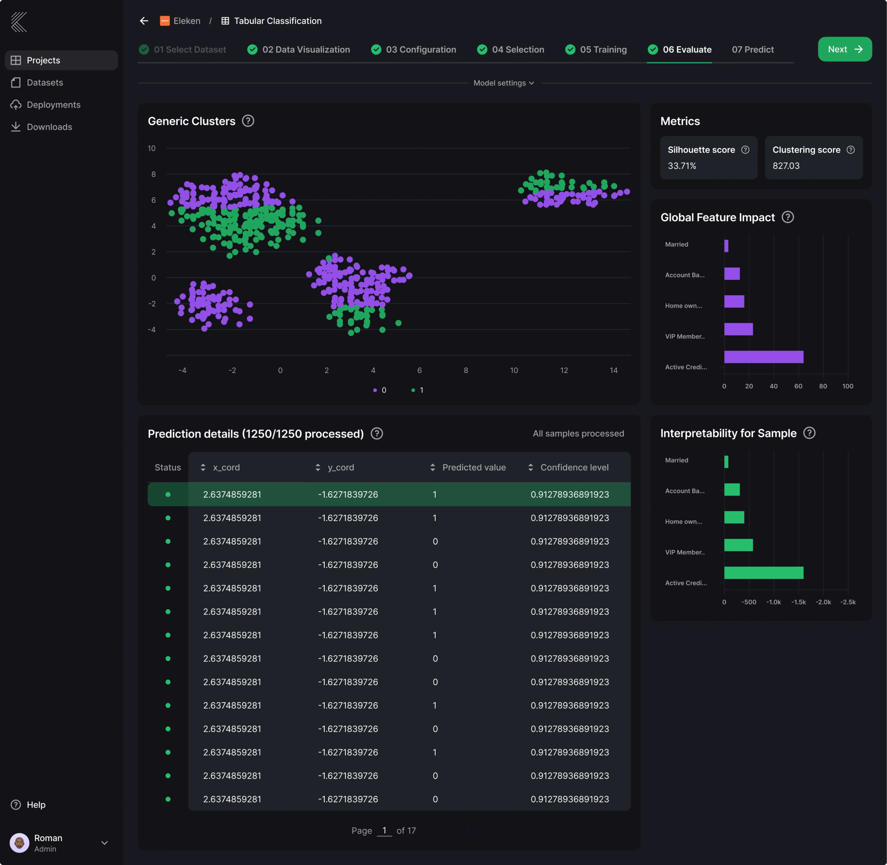 dark mode ui