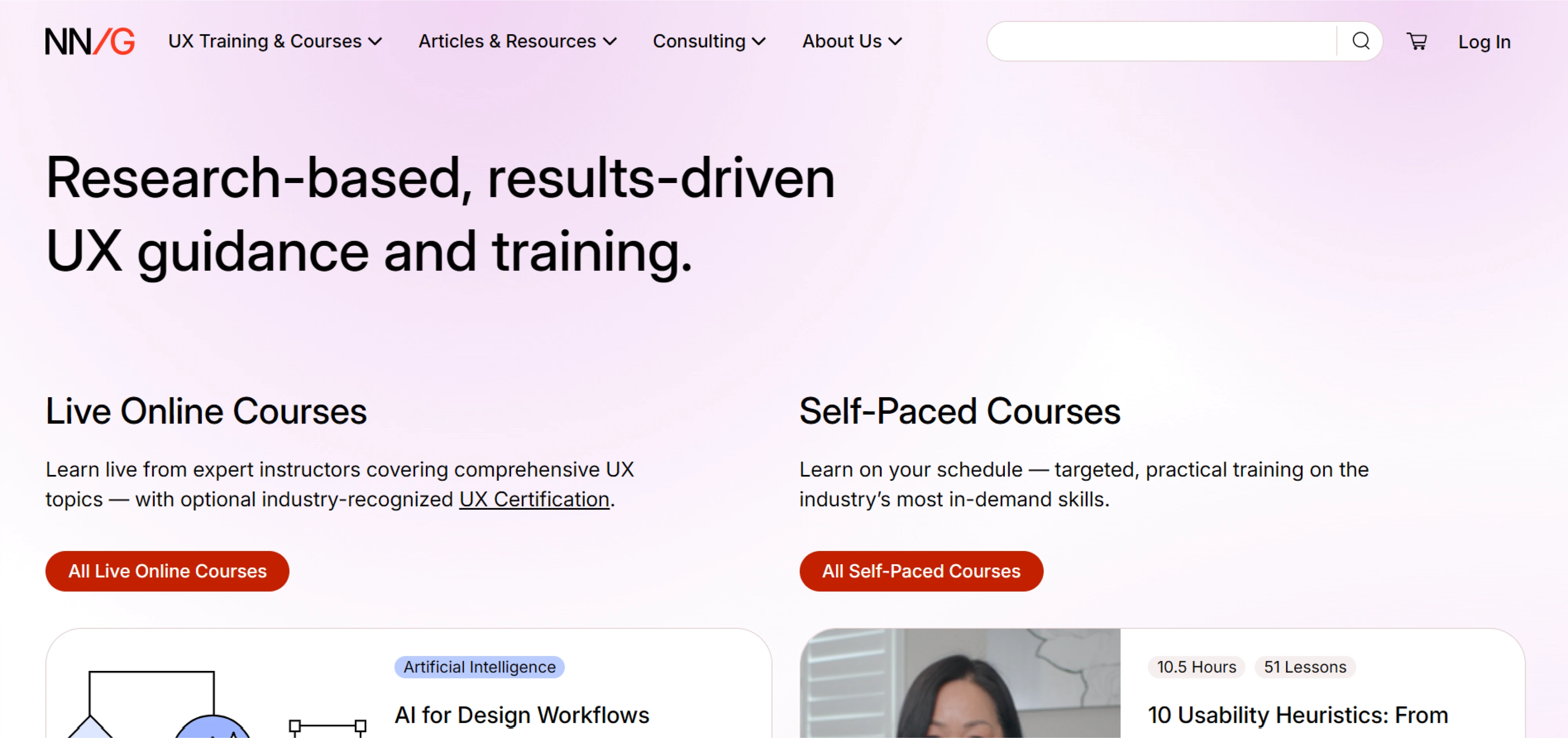 Nielsen Norman Group ux audit agency