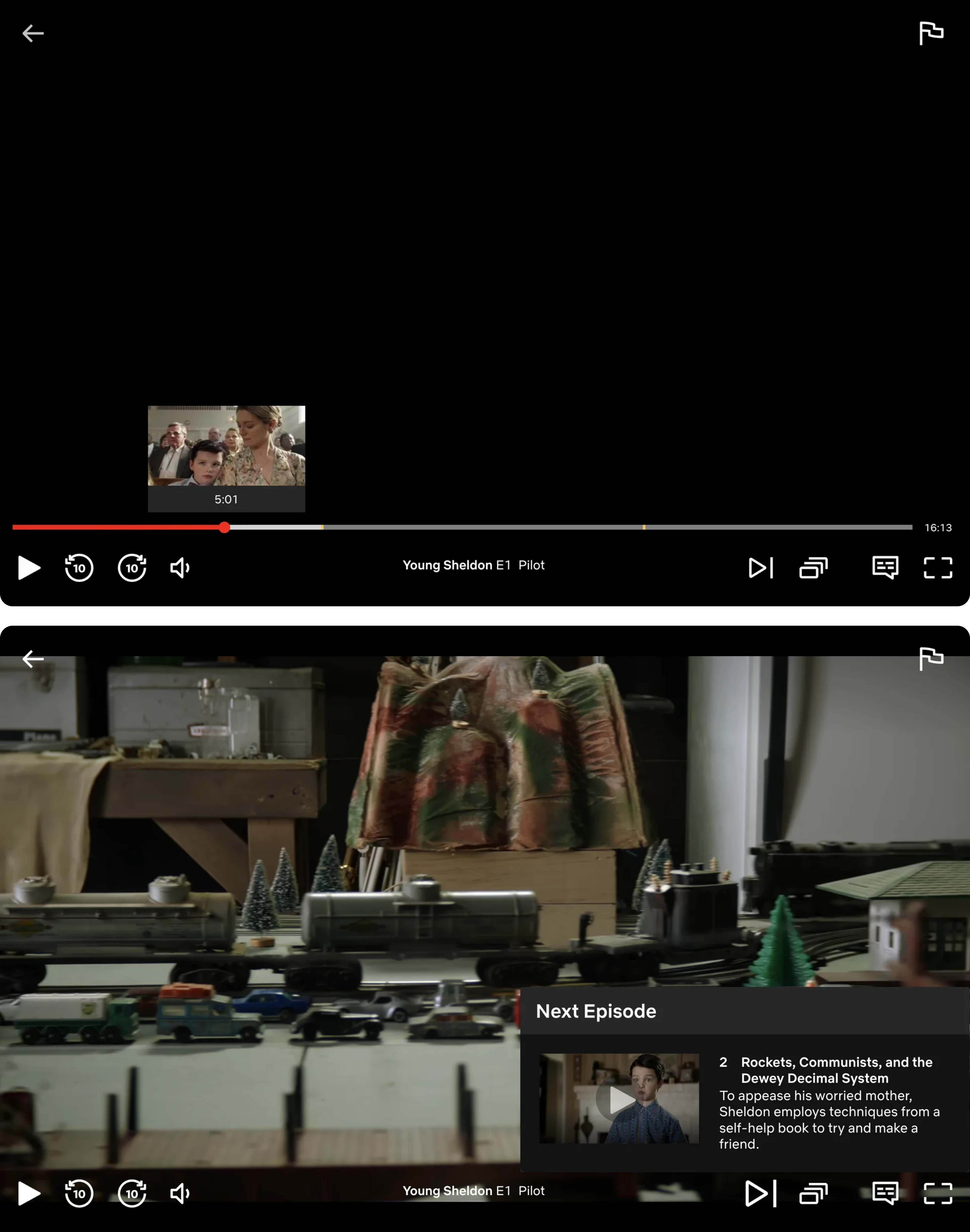 Young Sheldon on Netflix