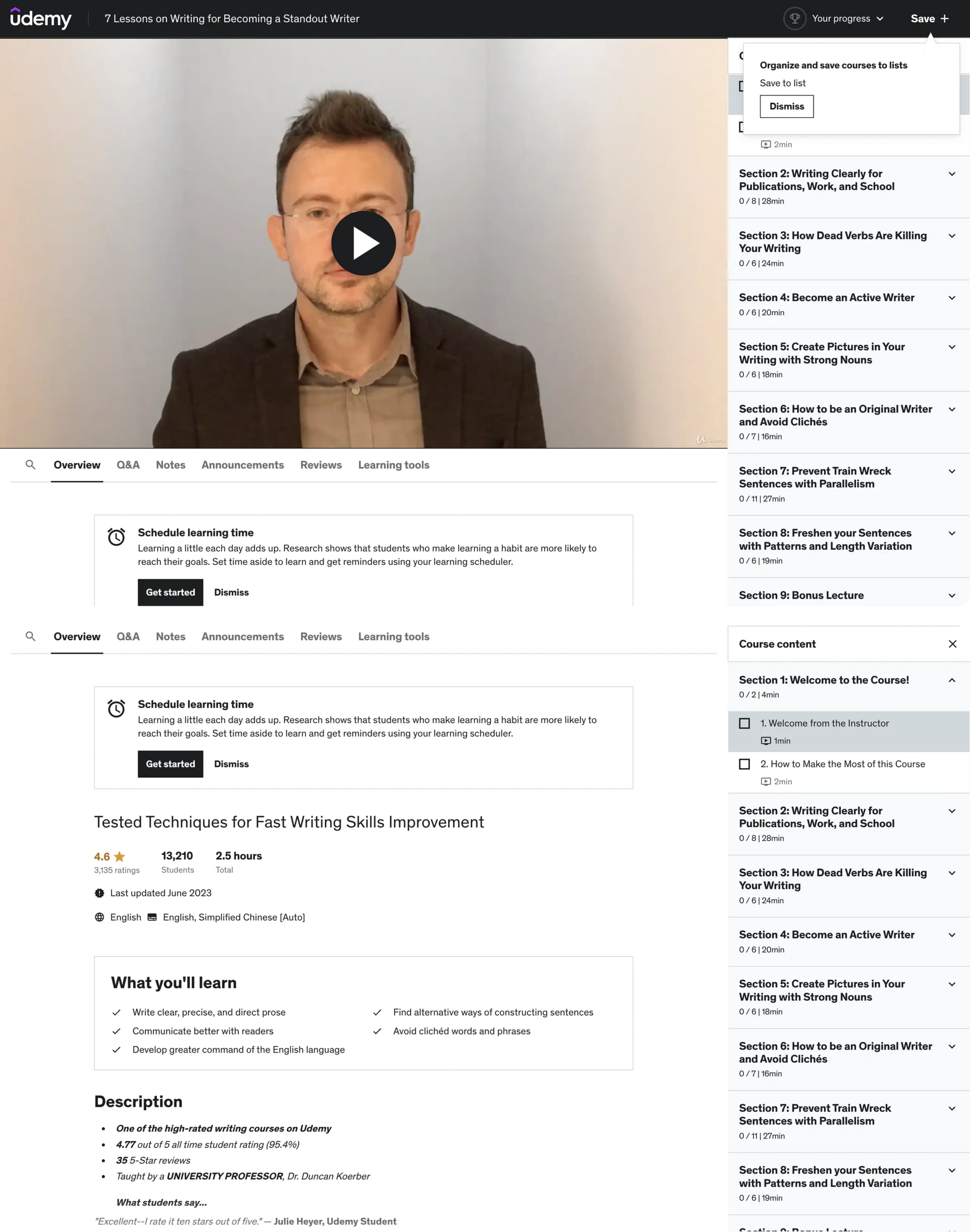 Udemy and Teachable