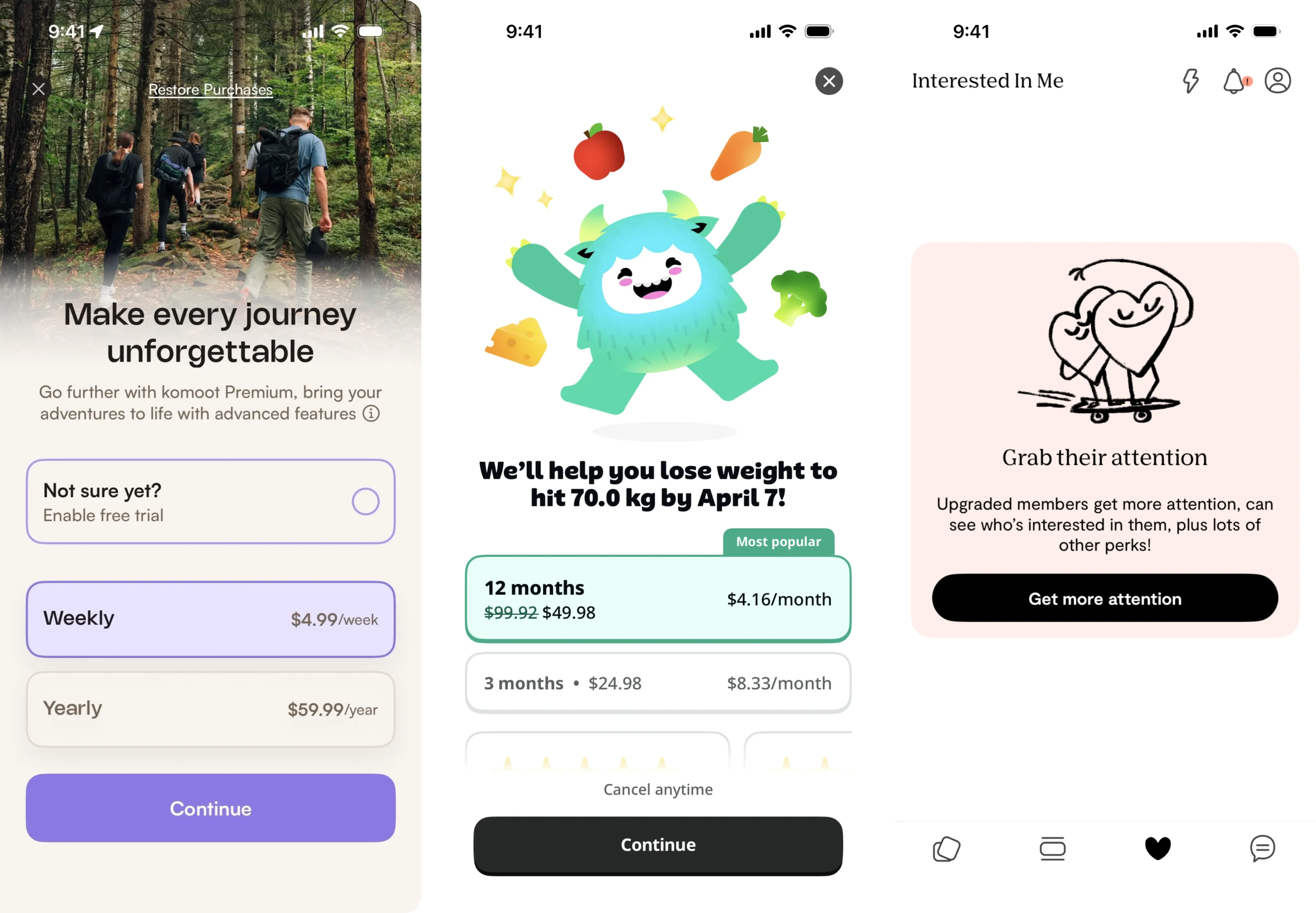 Paywall examples