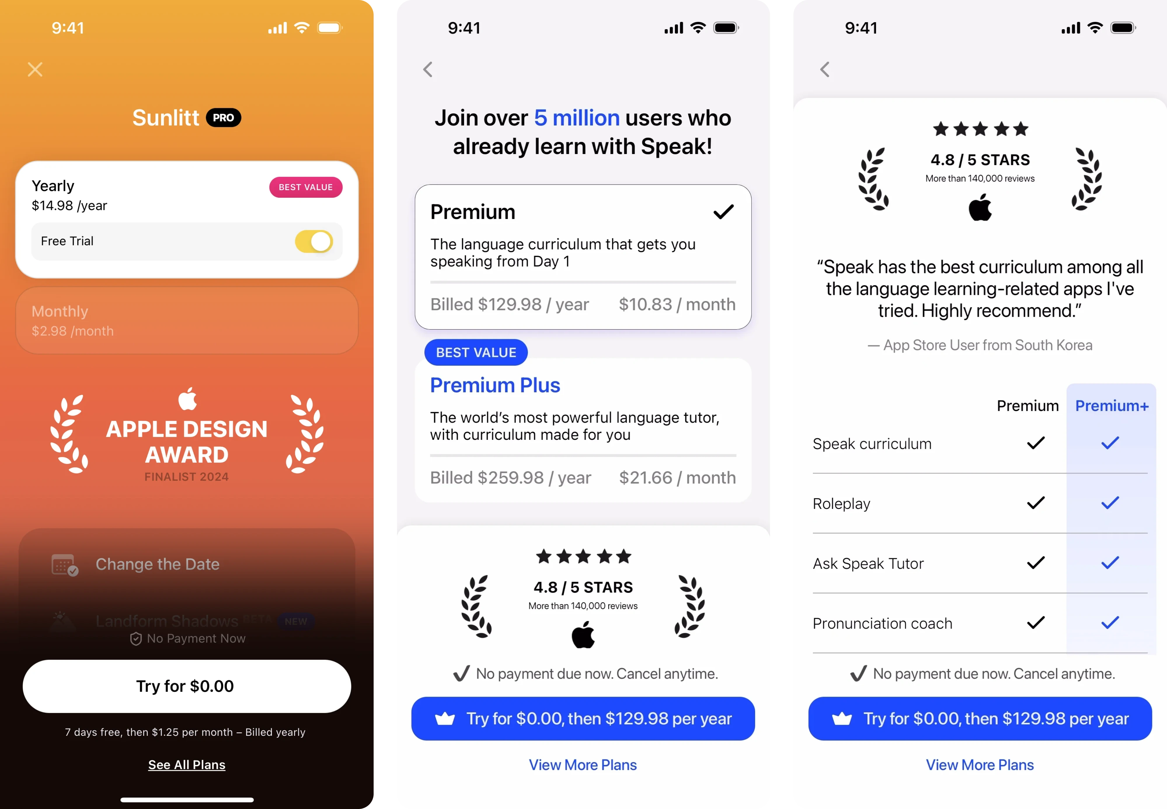 Paywall UI examples
