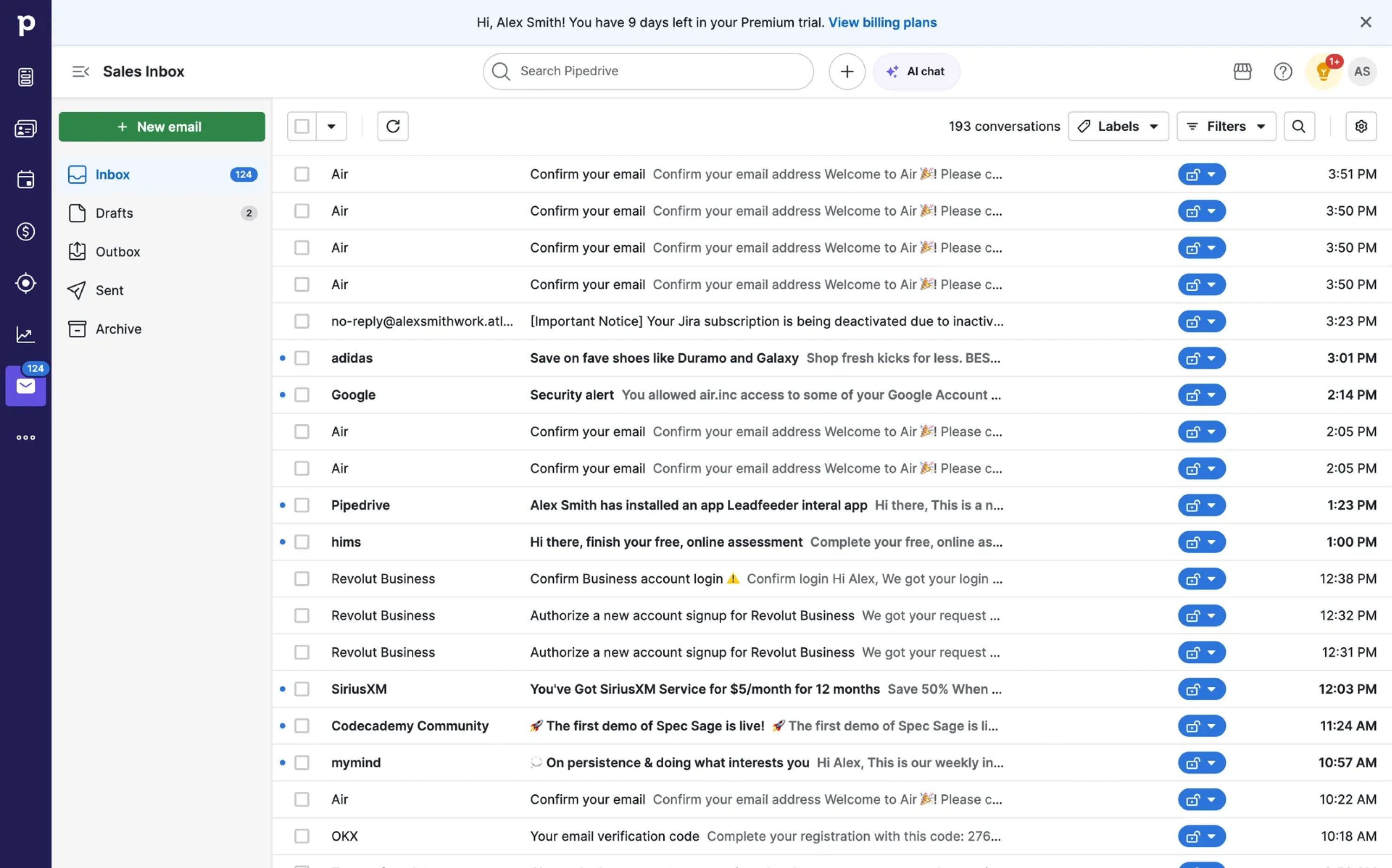 inline badge UI design example