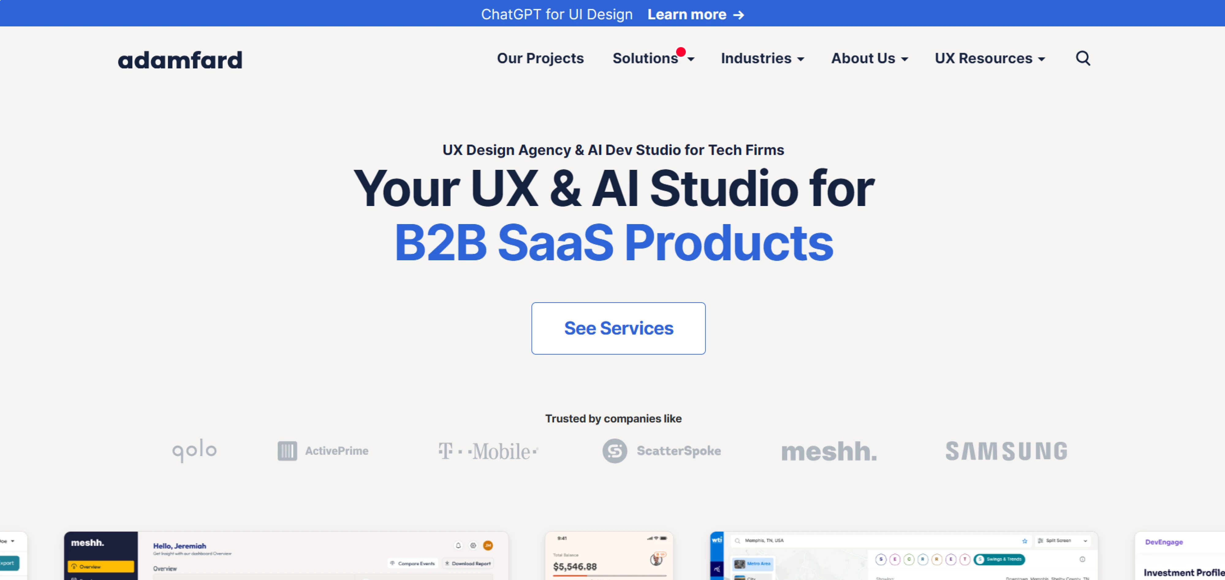 Adam Fard UX Studio