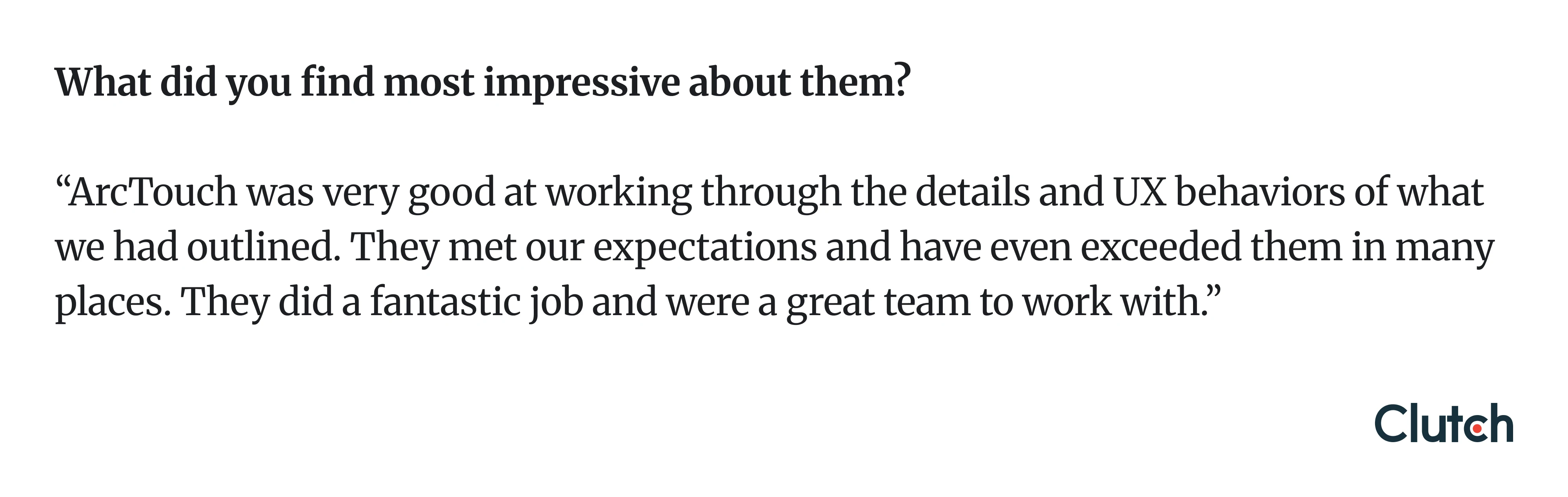 arctouch real reviews