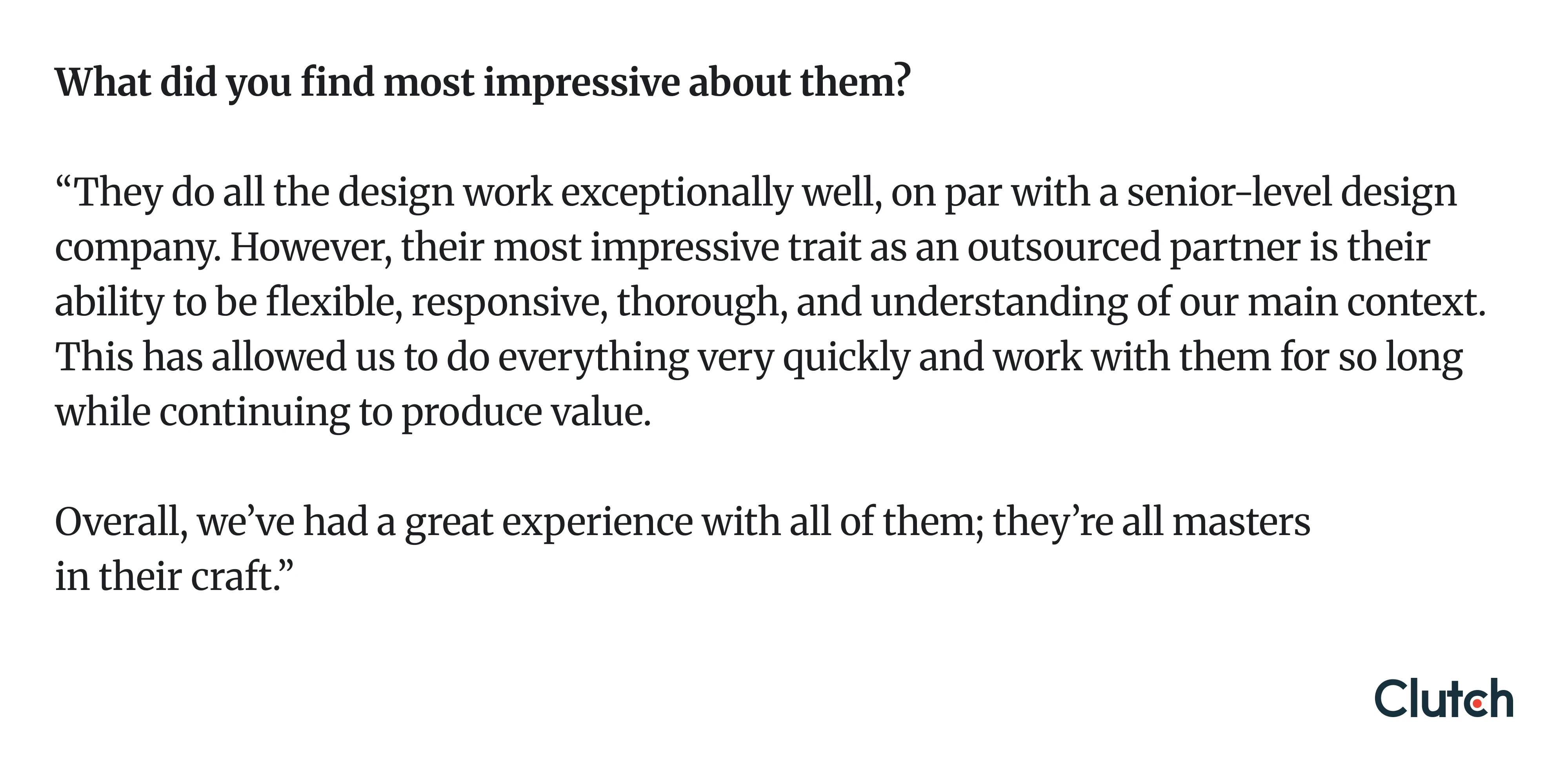 client review of interactivism UX agency
