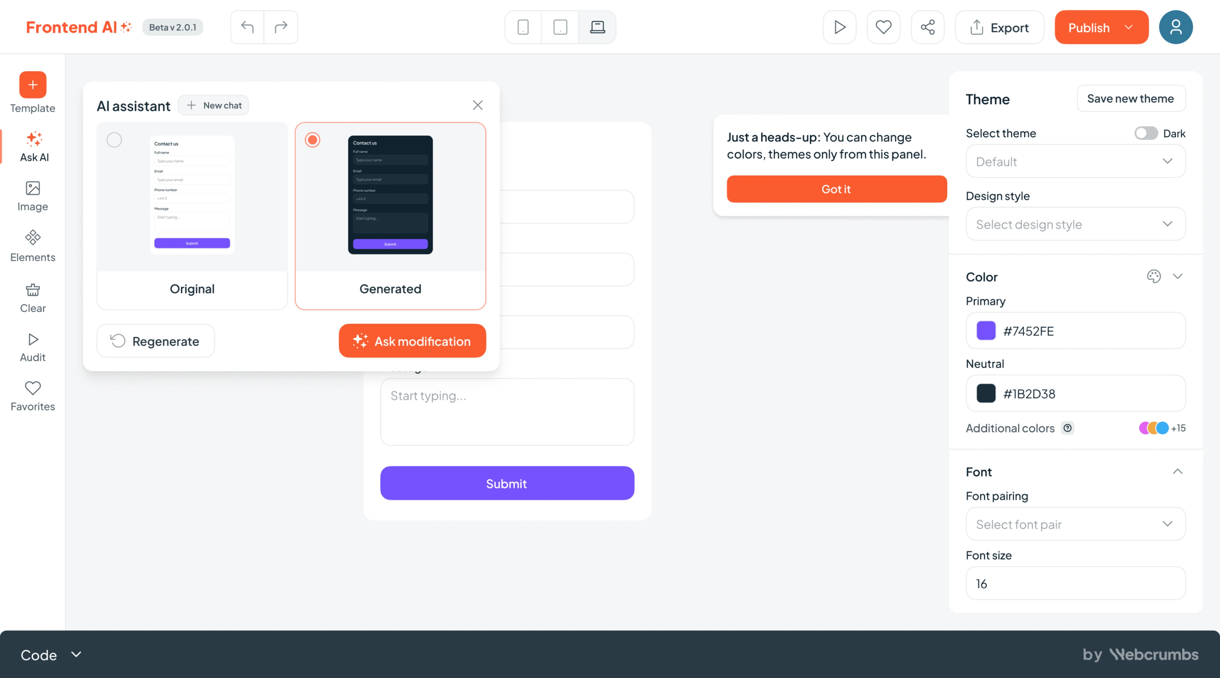 ai assistant design