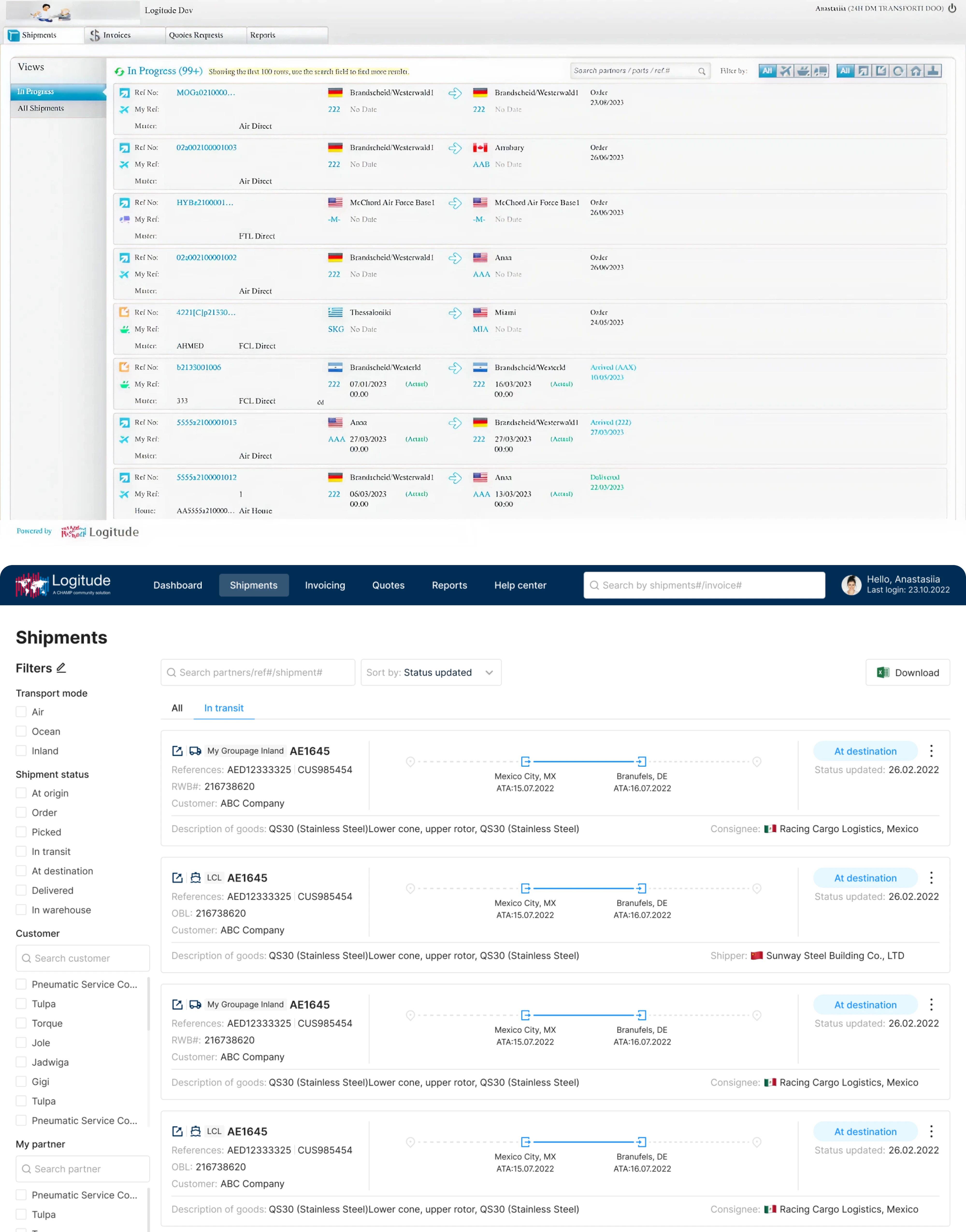 UX improvements for LogitudeWorld