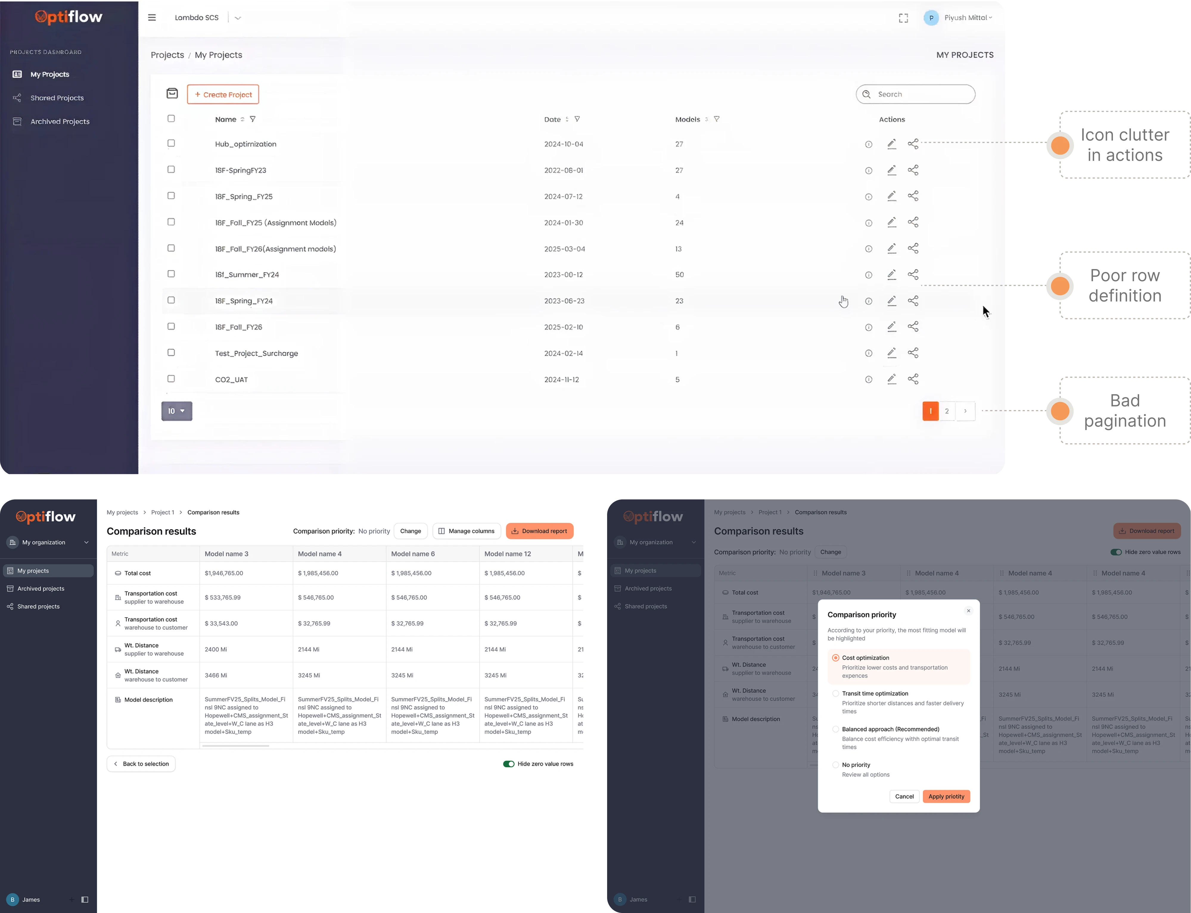 UX improvements for Lambda