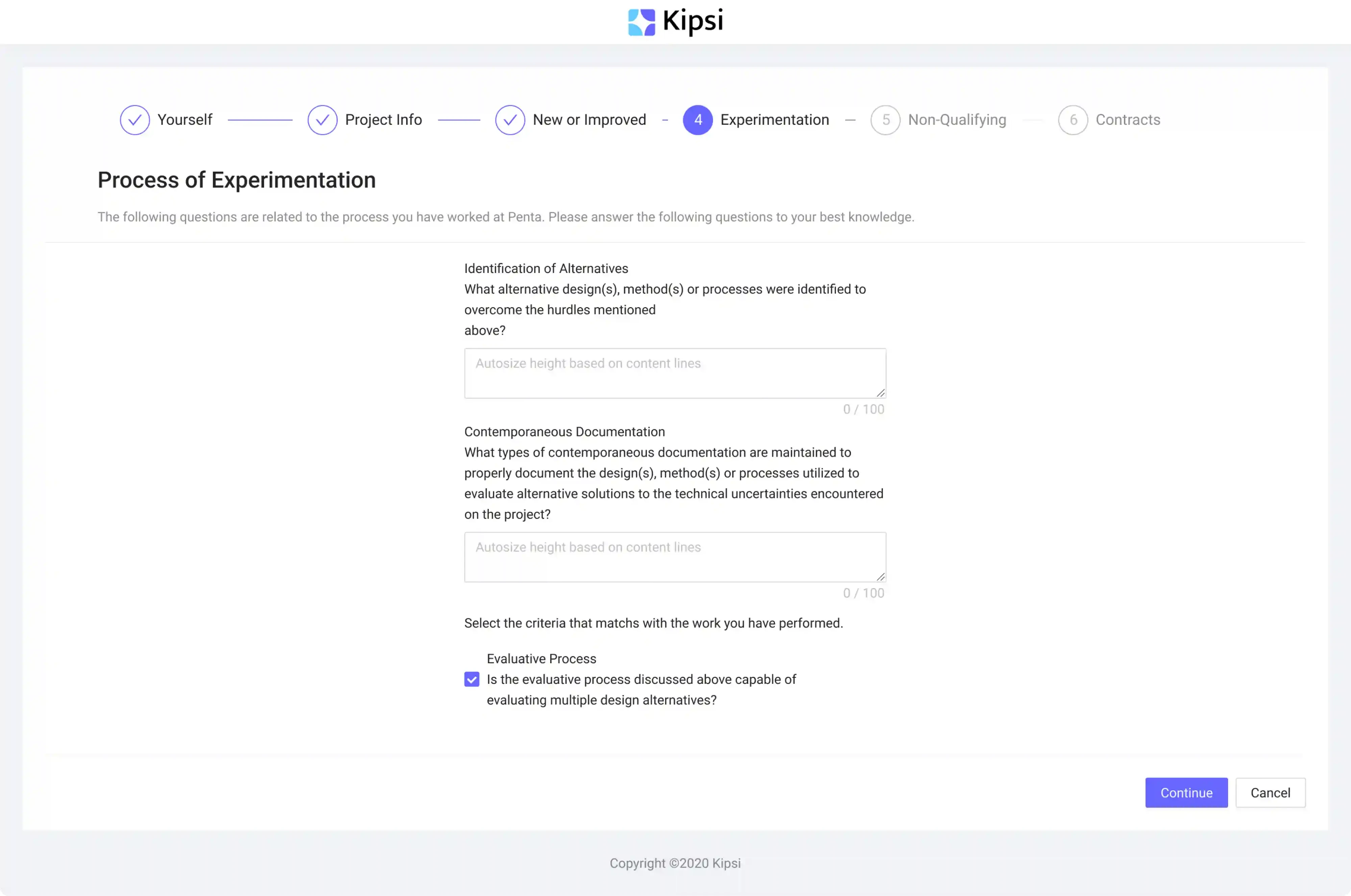 Kipsi before