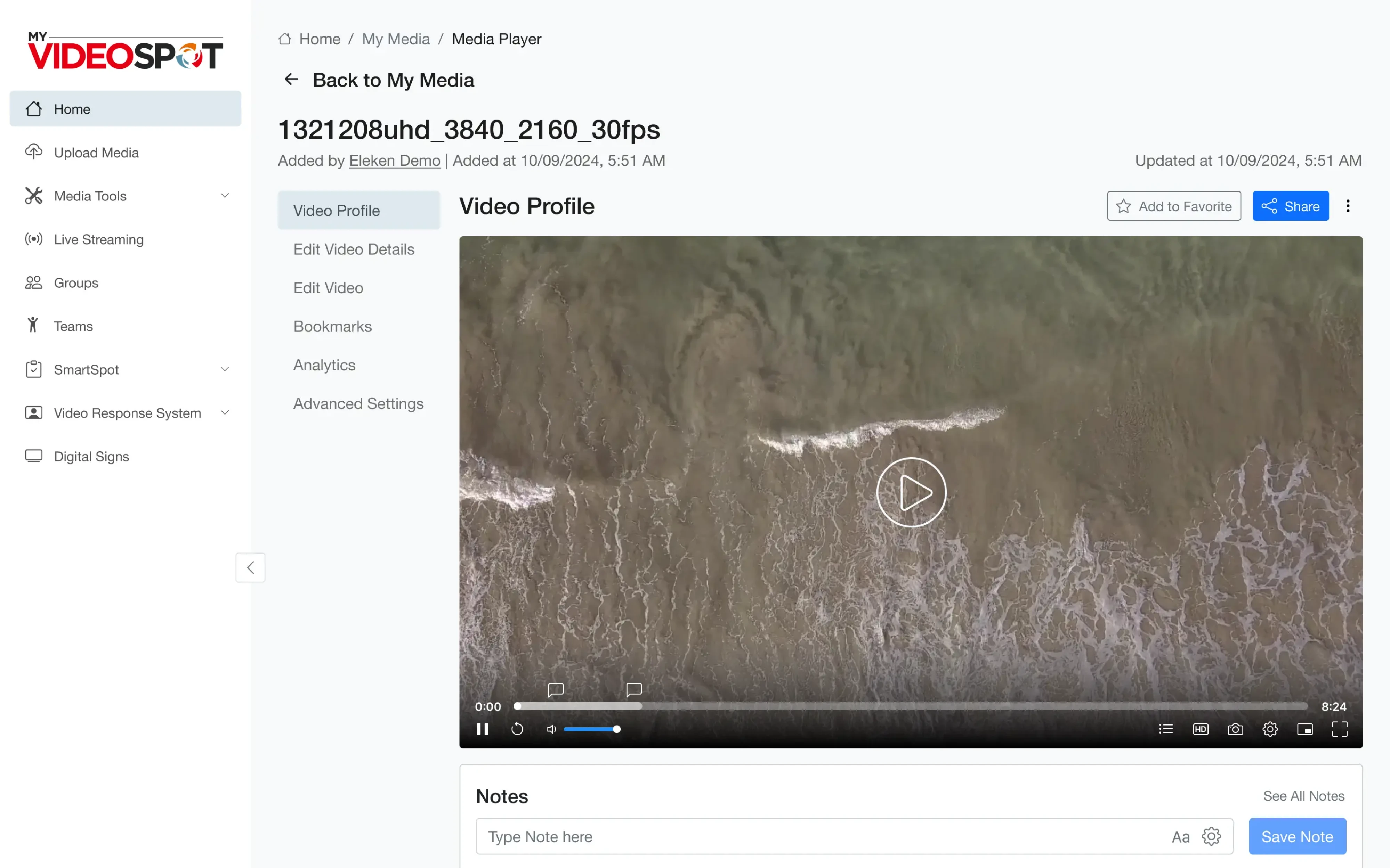 My Video Spot after