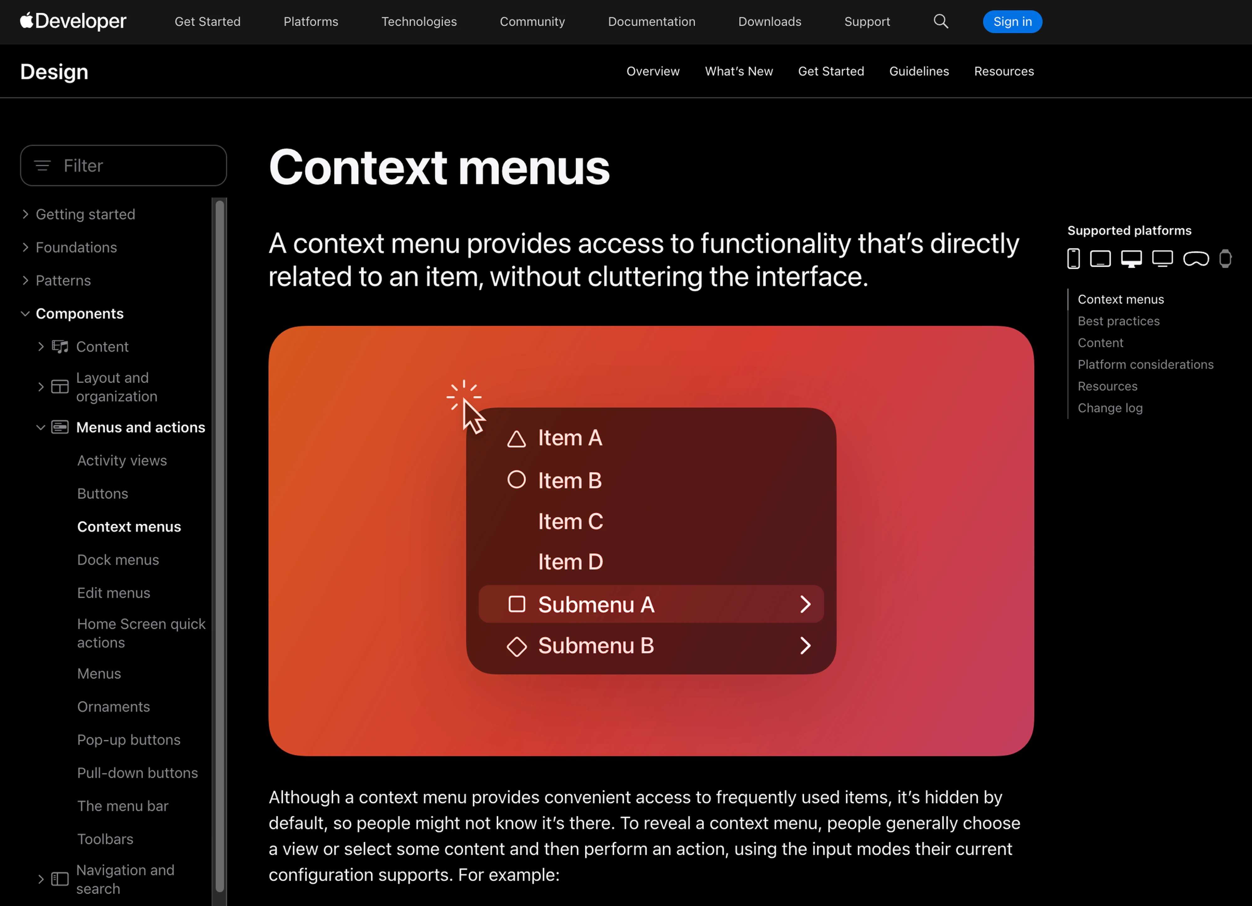Apple Human Interface Guidelines