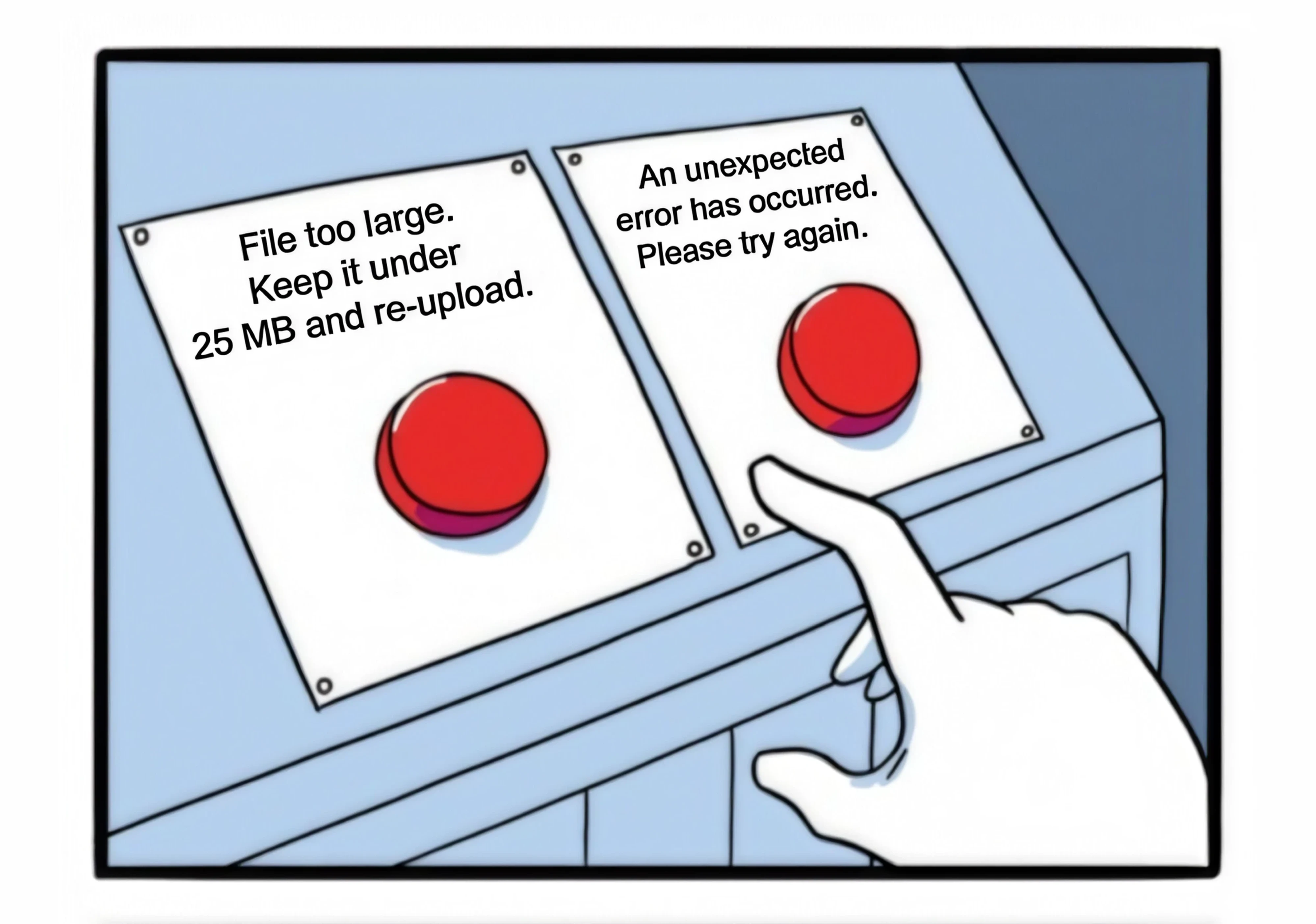 error message ui meme