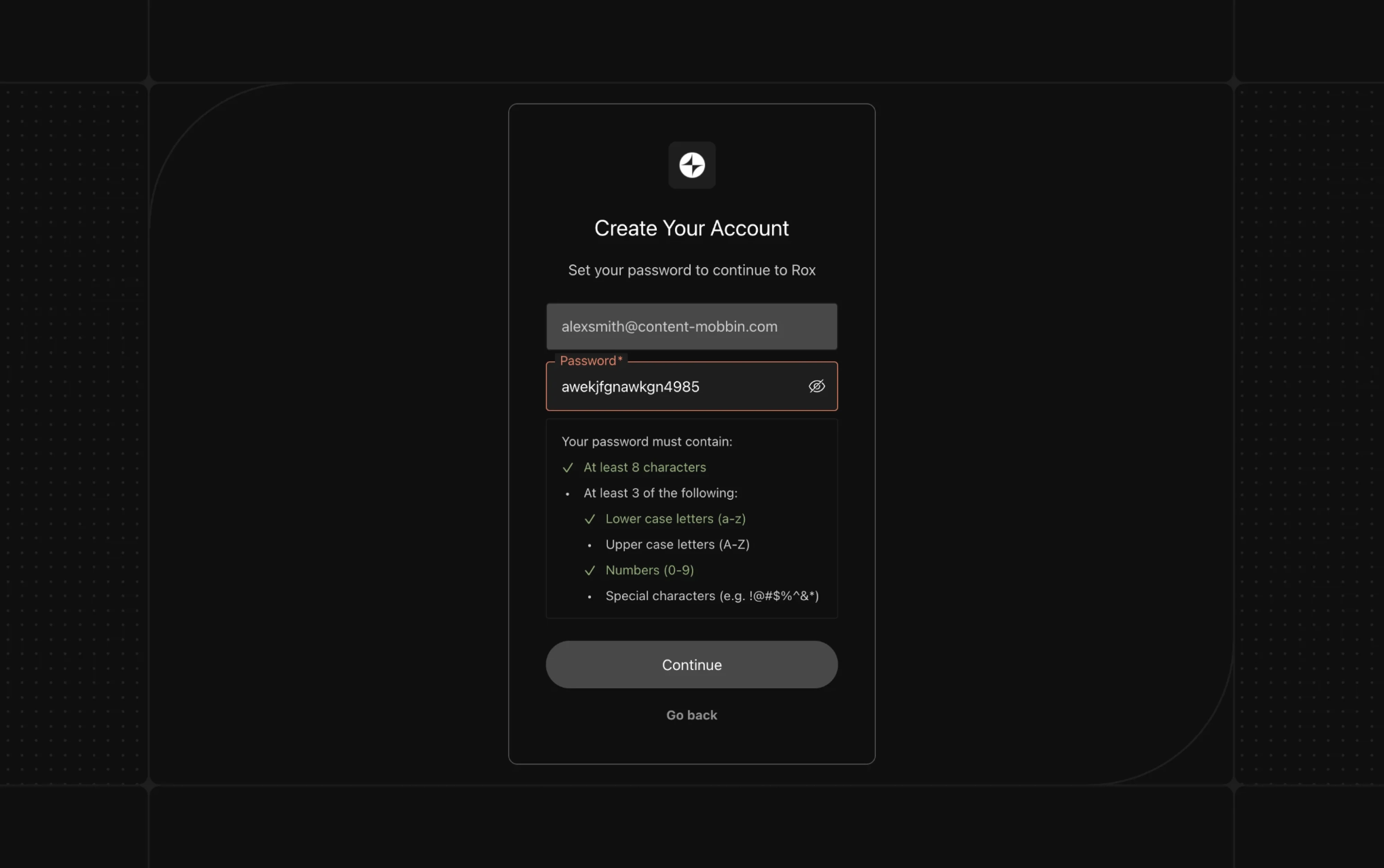 Password recovery design