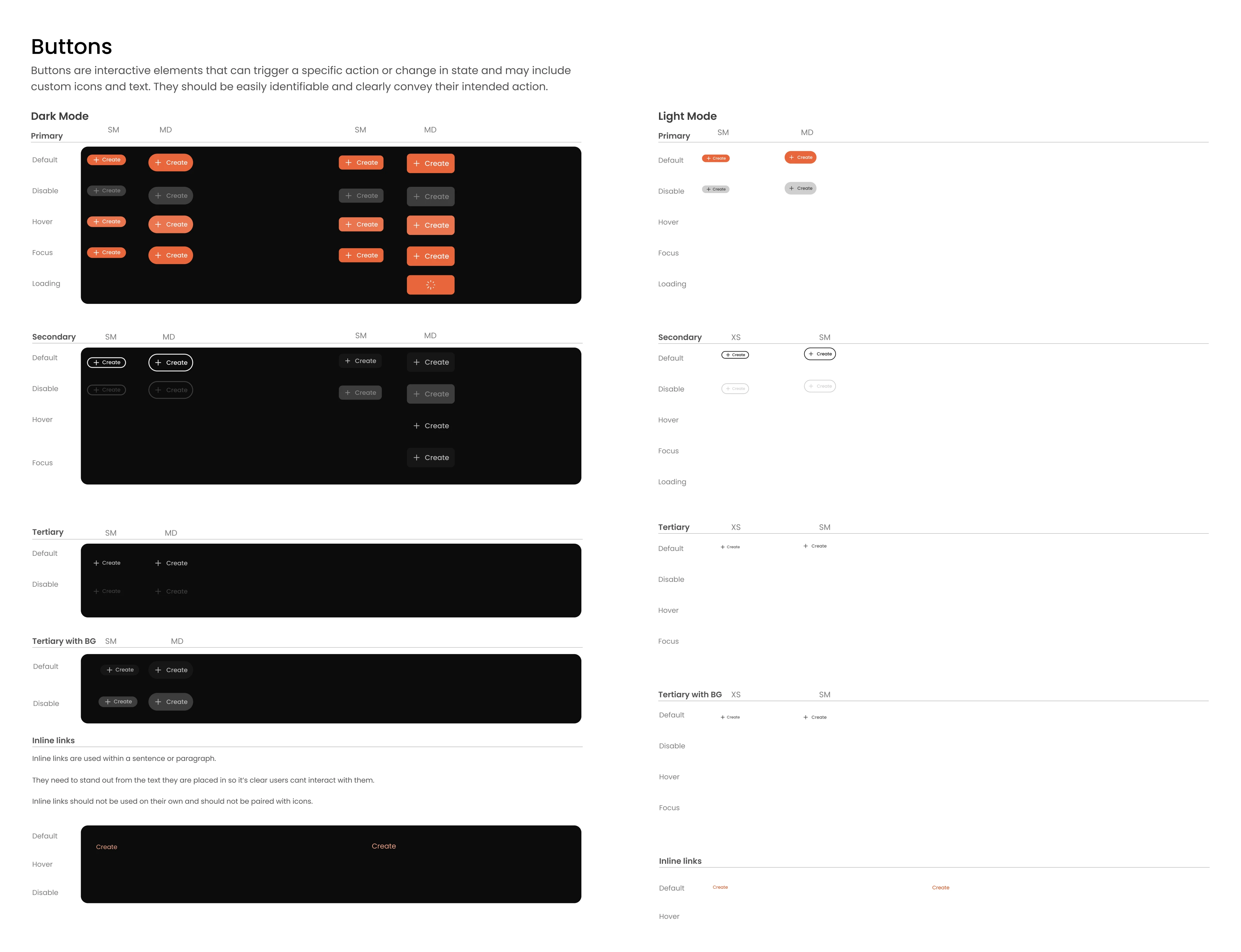 component documentation