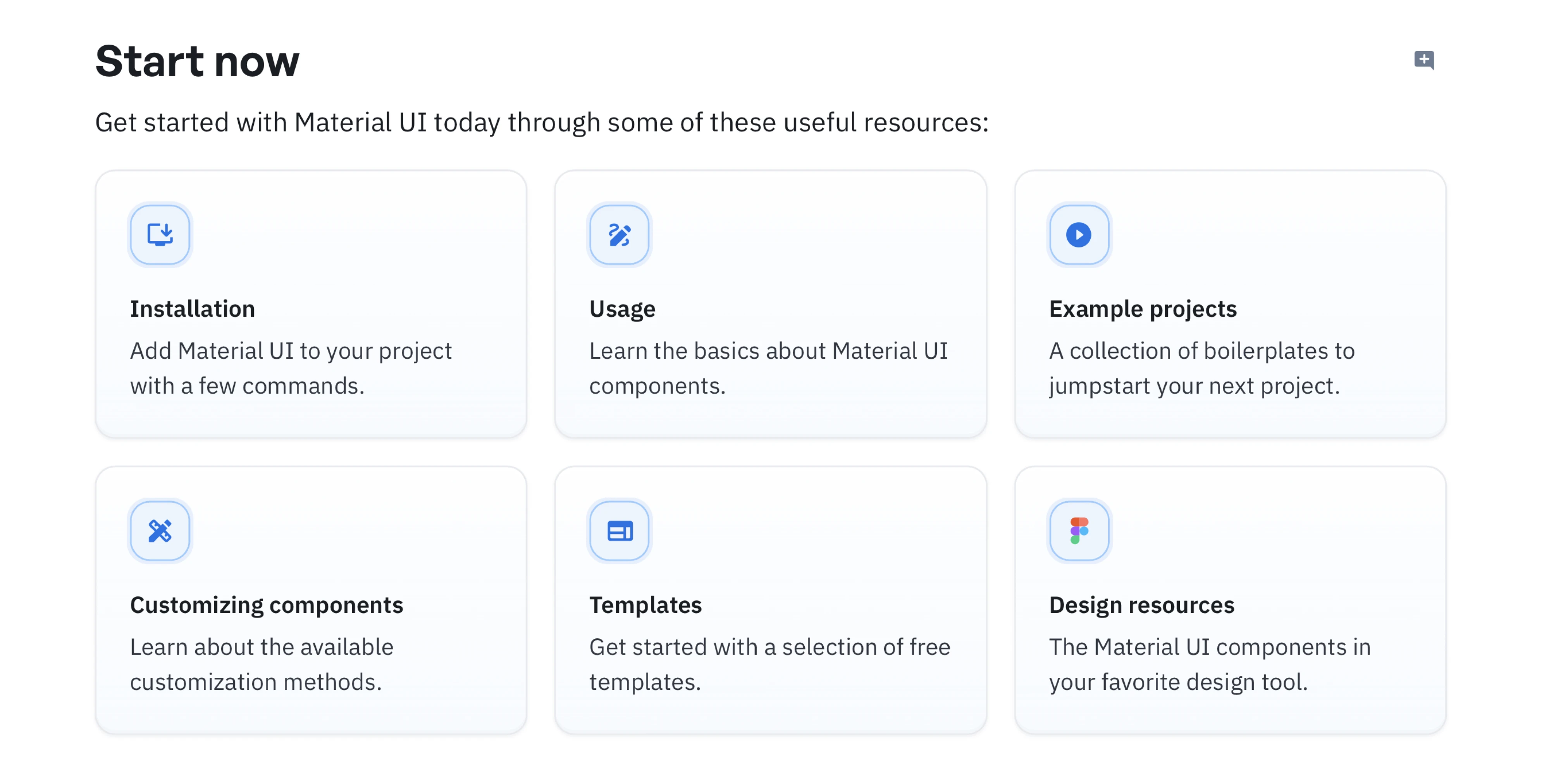 Material UI open-source React component library