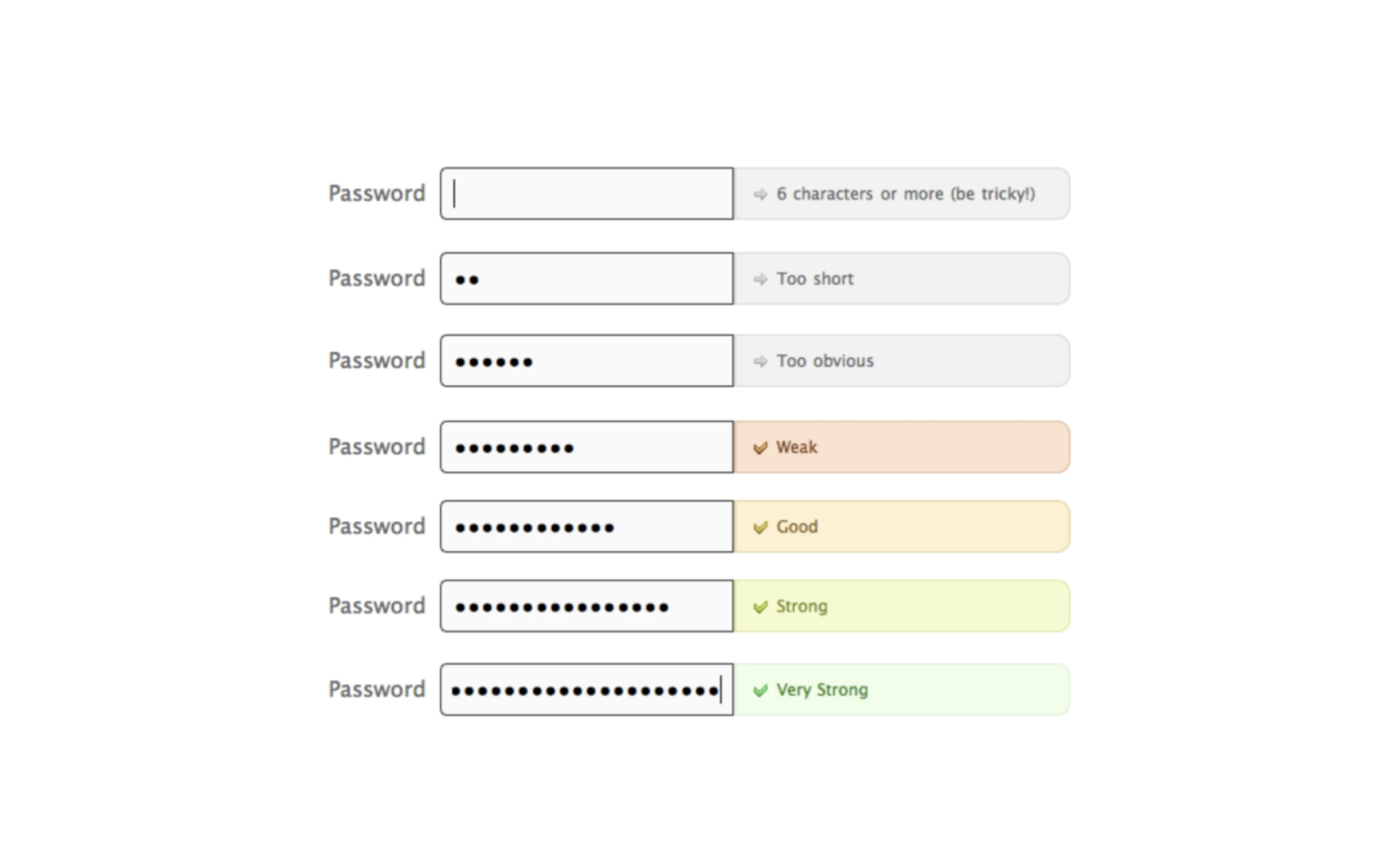 Twitter password options