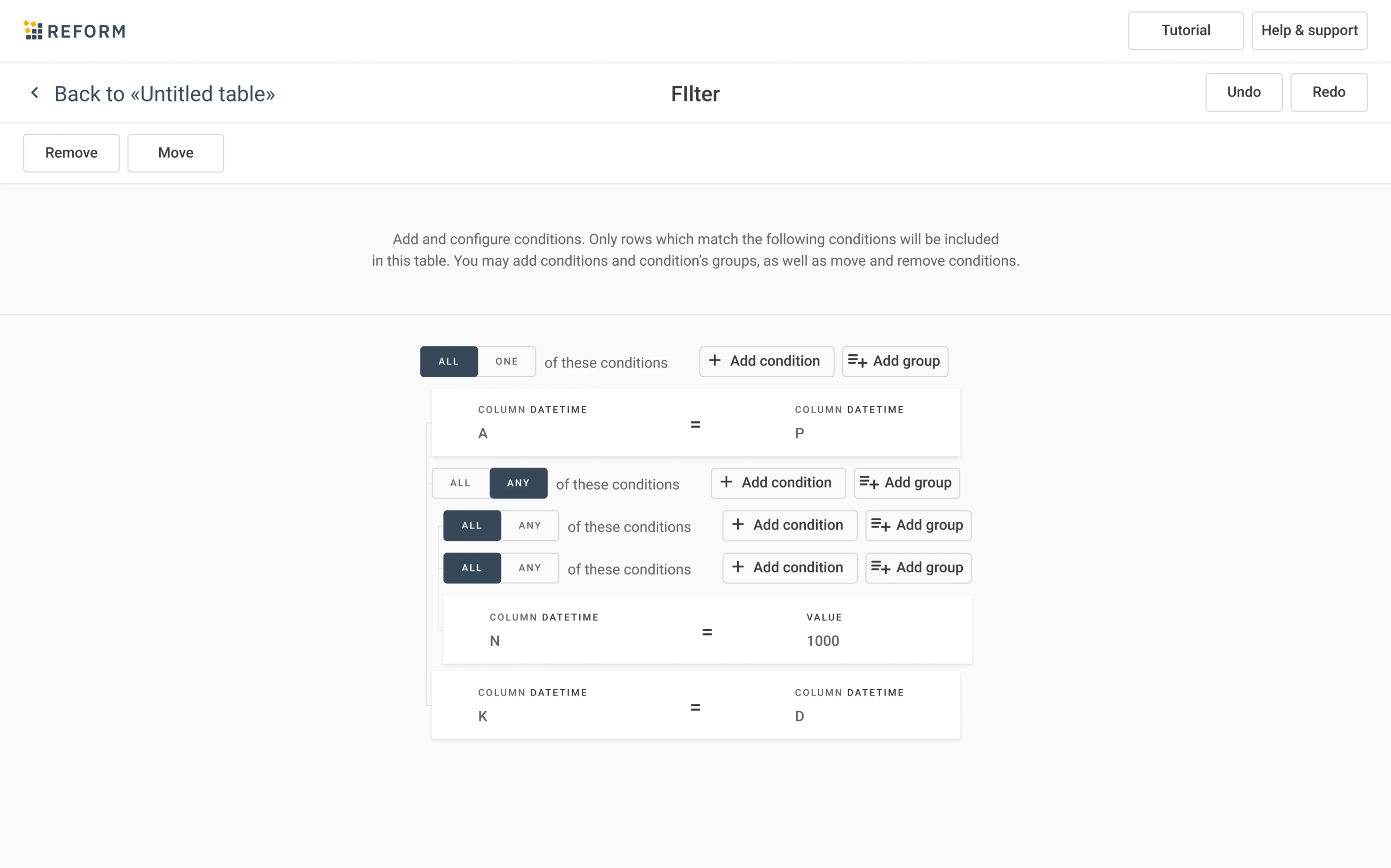 Reform's data transformation actions