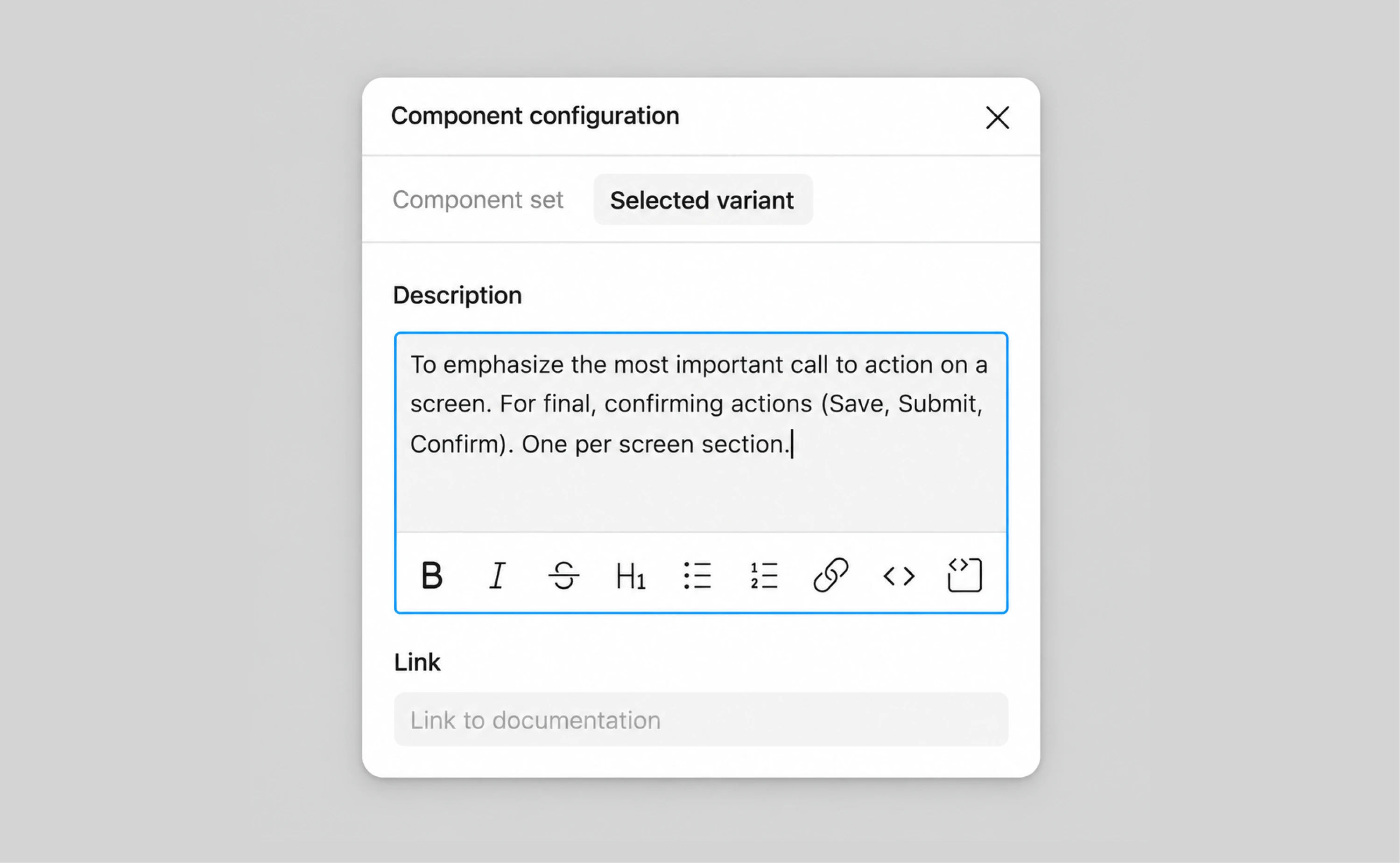design descriptions for ai