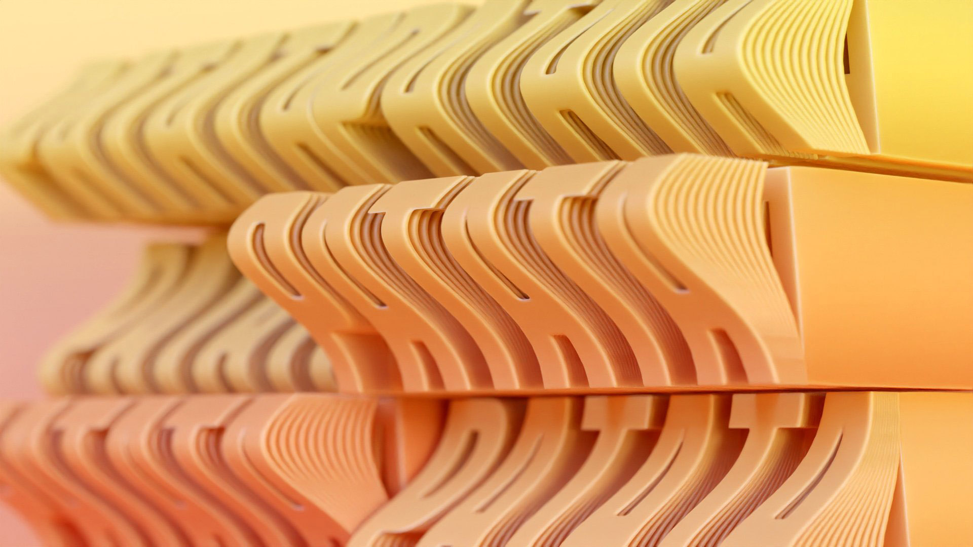 Some letters in an animated way