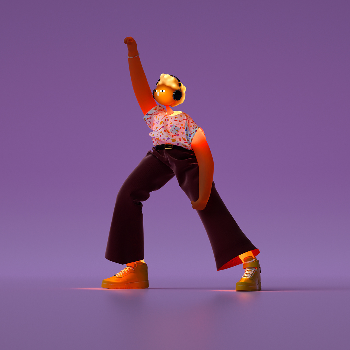 Dancing boy for Spotify by Cabez Patata