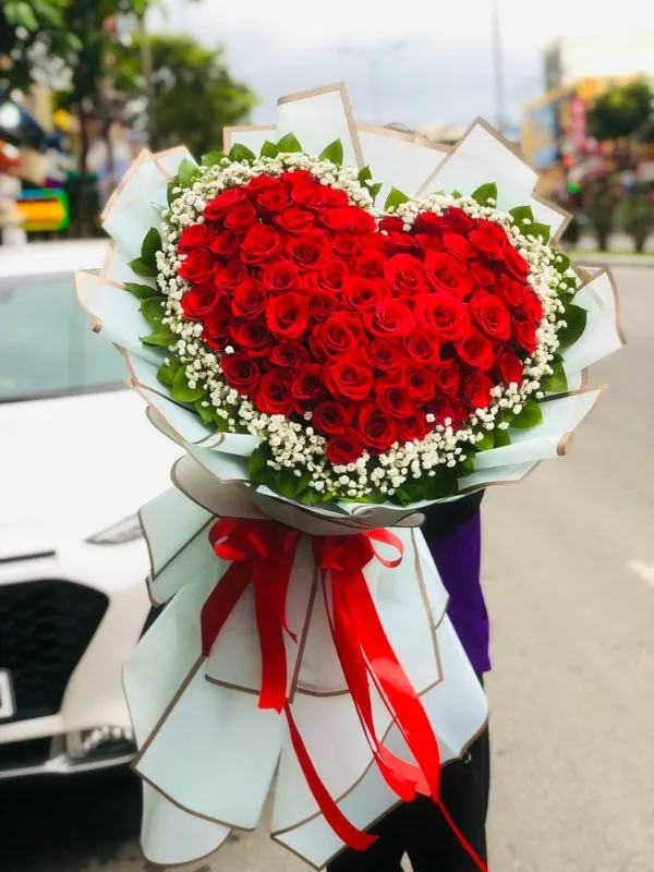Bó Hoa Trái Tim NSN - 011