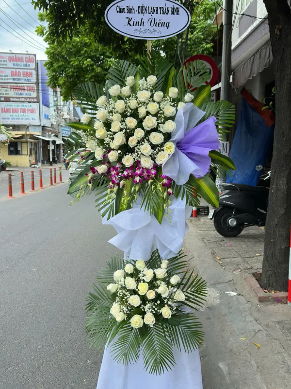 Kệ Hoa Viếng Đám Tang - HCB.02