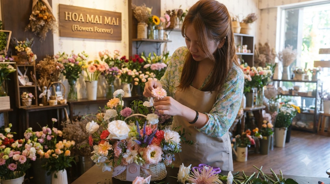 giao hoa tận nhà Thái Nguyên