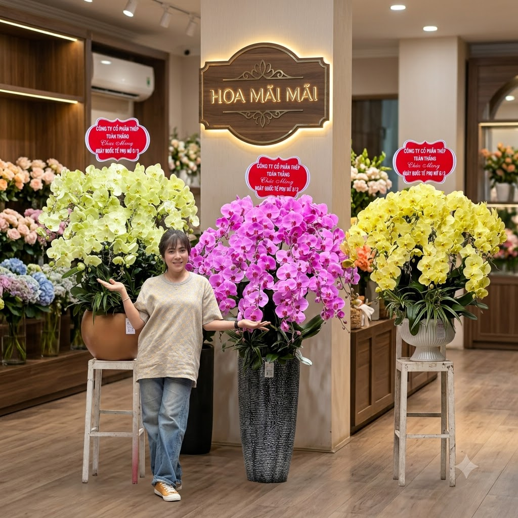 Hoa lan hồ điệp đẹp hà nội
