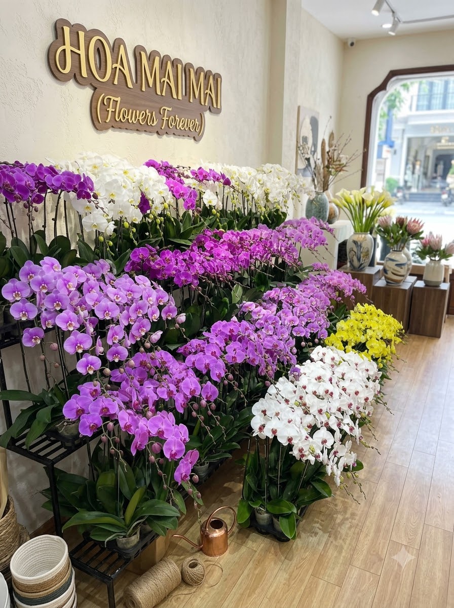 đặt chậu lan hồ điệp Hà Nội