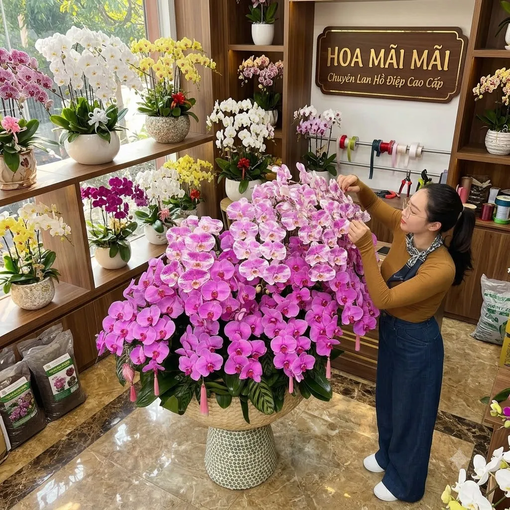 Vườn Hoa Lan Hồ Điệp Tại Bến Tre