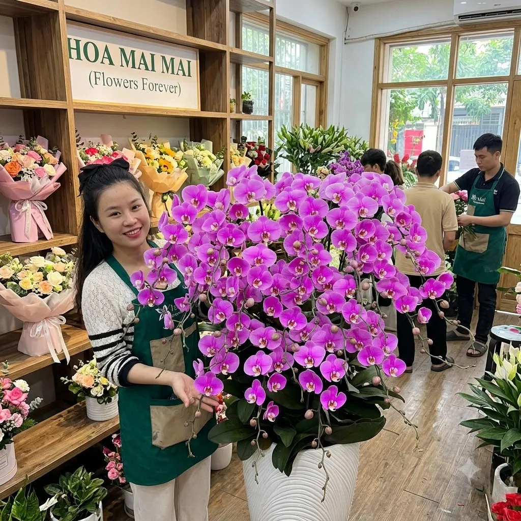Chậu Lan Hồ Điệp Chất Lượng Phù Ninh, Phú Thọ