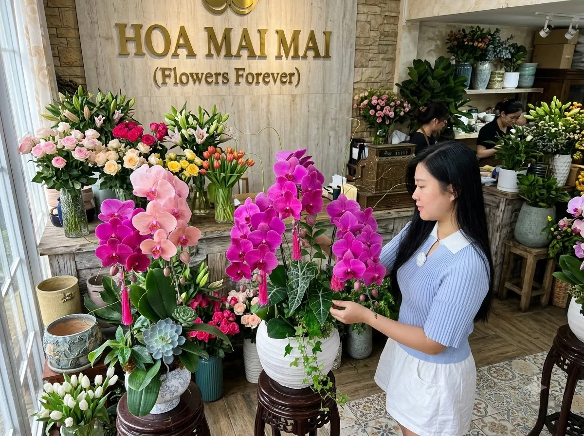 Tiệm Lan Hồ Điệp Thiết Kế Vũng Liêm, Vĩnh Long