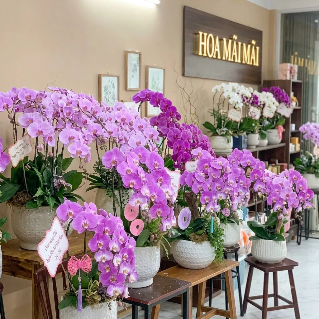 Chậu Lan Hồ Điệp Chất Lượng Gò Công Đông, Tiền Giang