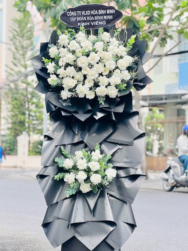 Kệ Hoa Viếng - HCB.75 tại Shop Hoa Mãi Mãi