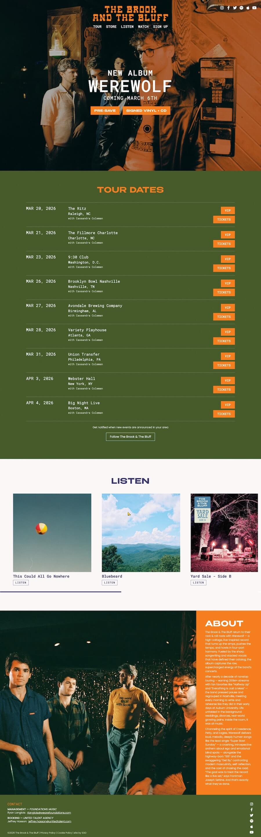 The Brook & The Bluff