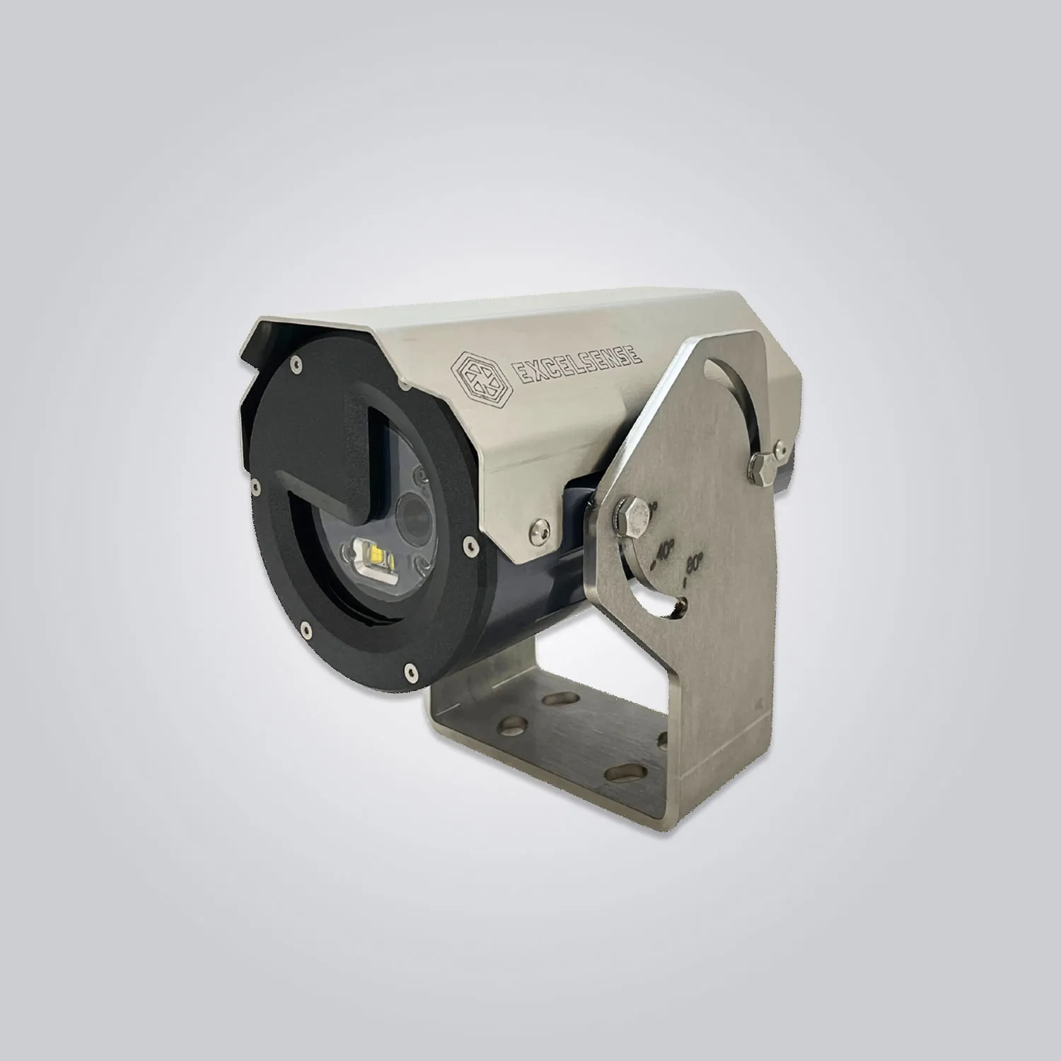ToughEye 1700 camera front three quarter angle with integrated light