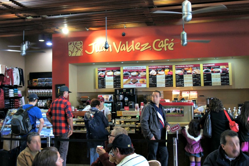 juan valdez cafe in colombia