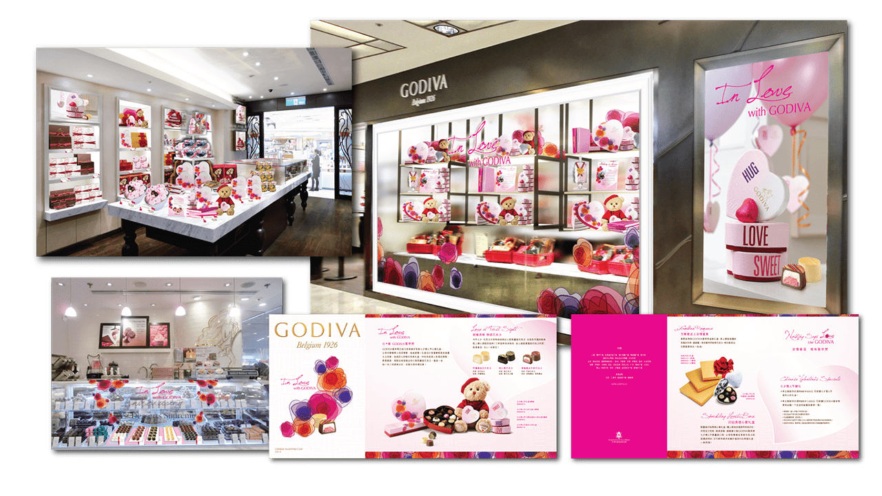 Godiva Love Retail Setup