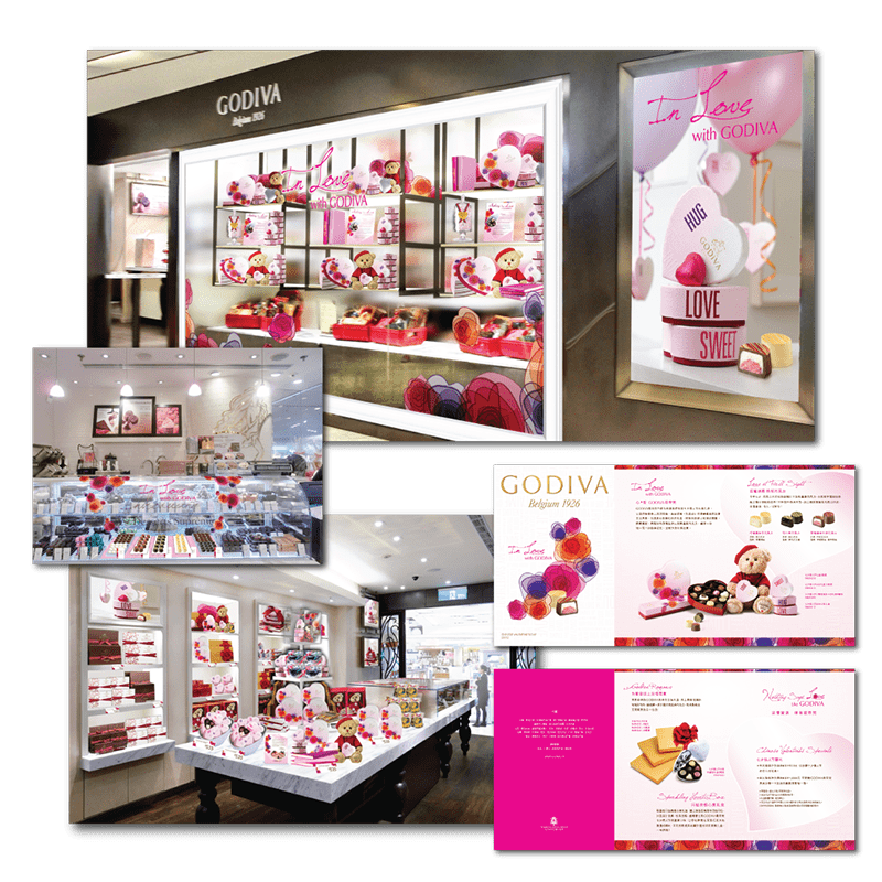 Godiva Love Retail Setup