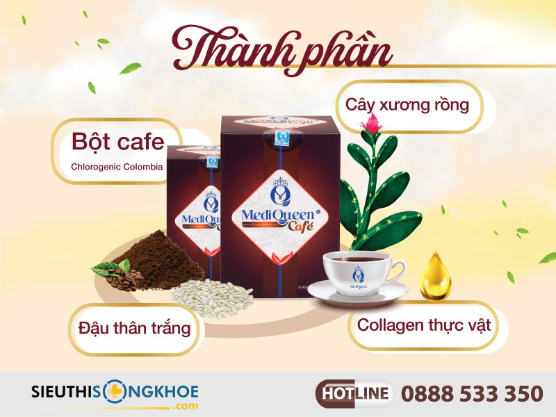 thành phần cà phê giảm cân mediqueen
