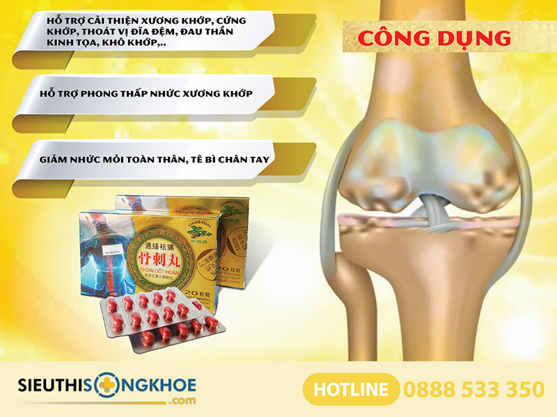 công dụng viên uống thoái cốt hoàn